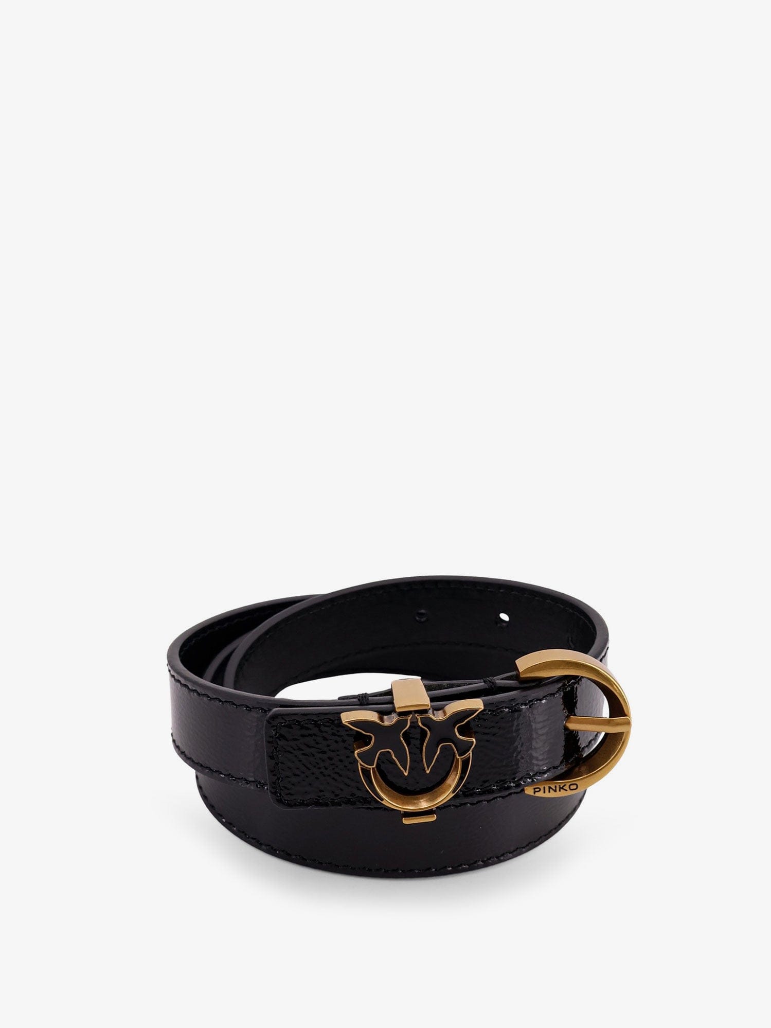 PINKO Tamboril leather belt