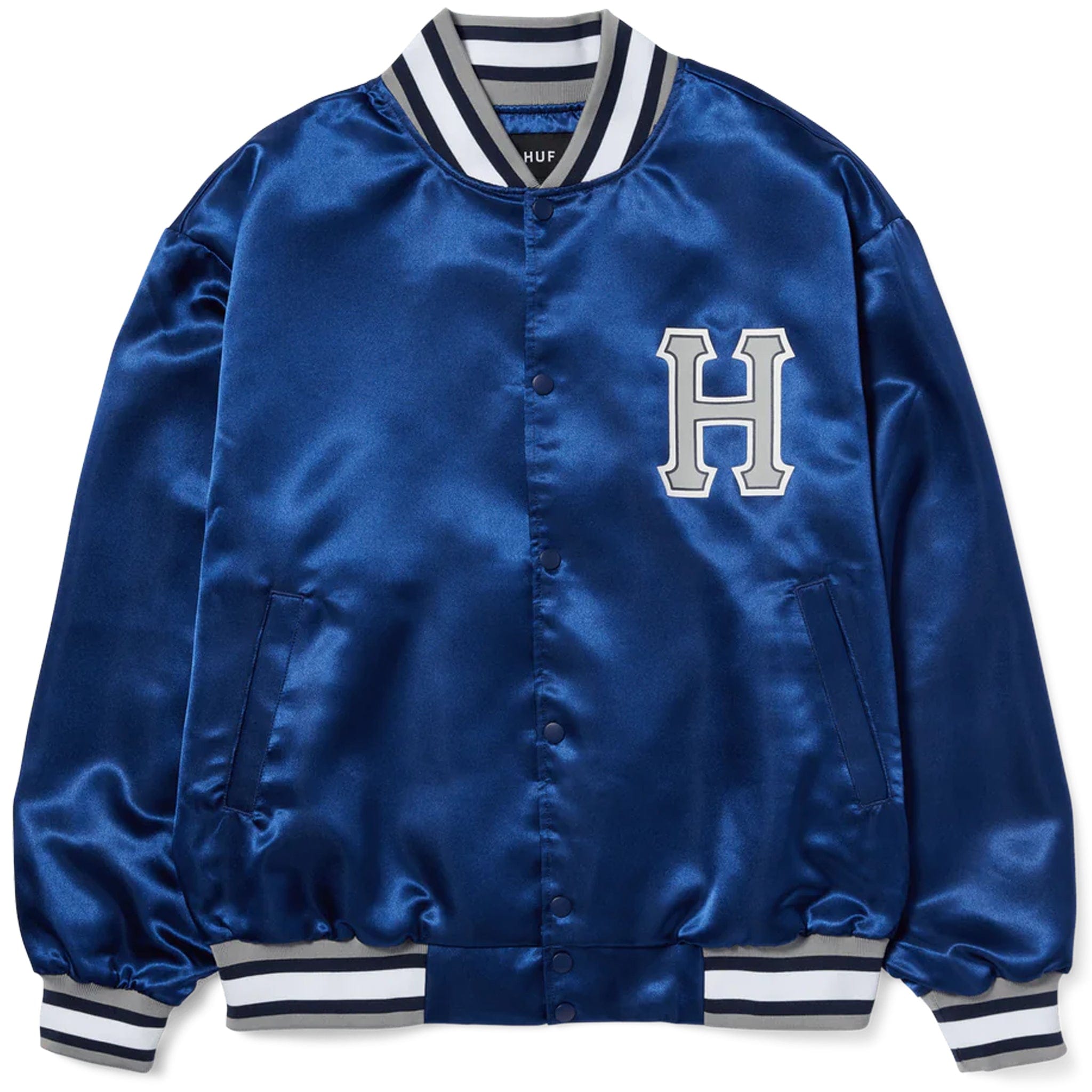 HUF Crackerjack Satin Baseball Jacket