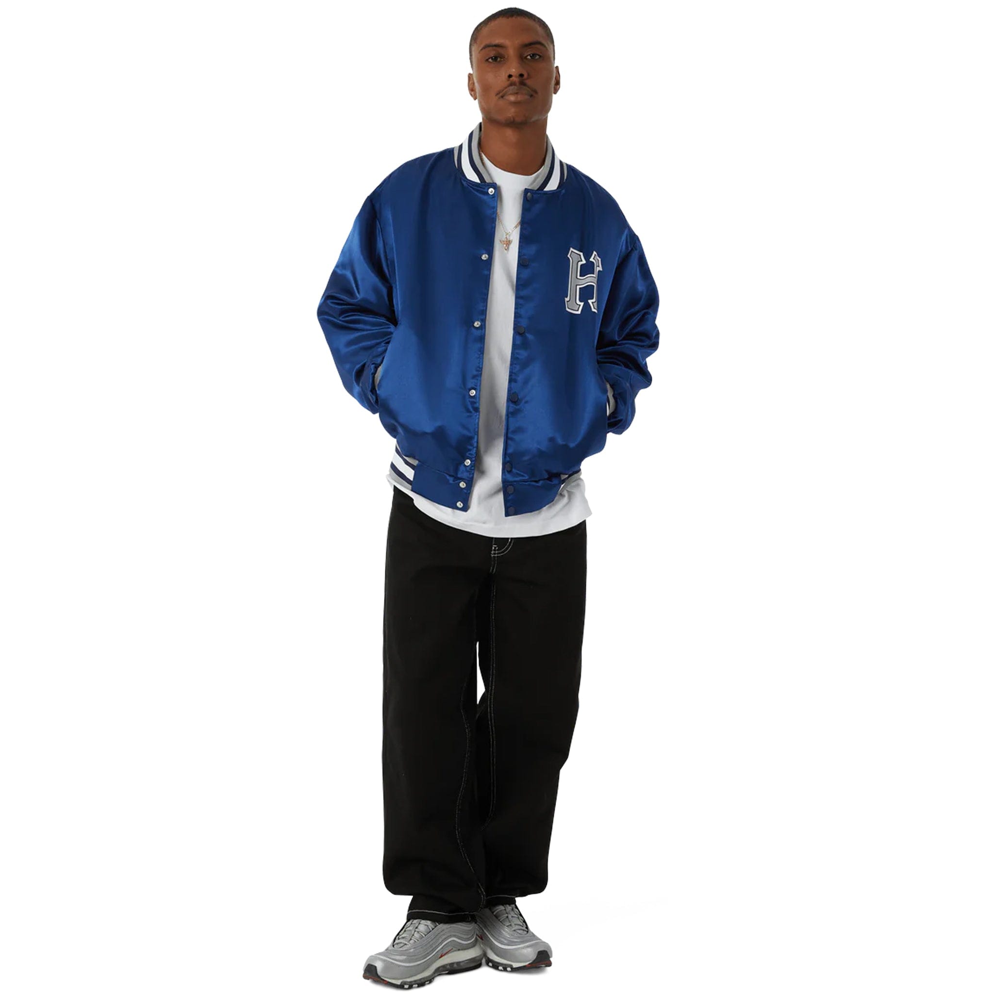 HUF Crackerjack Satin Baseball Jacket