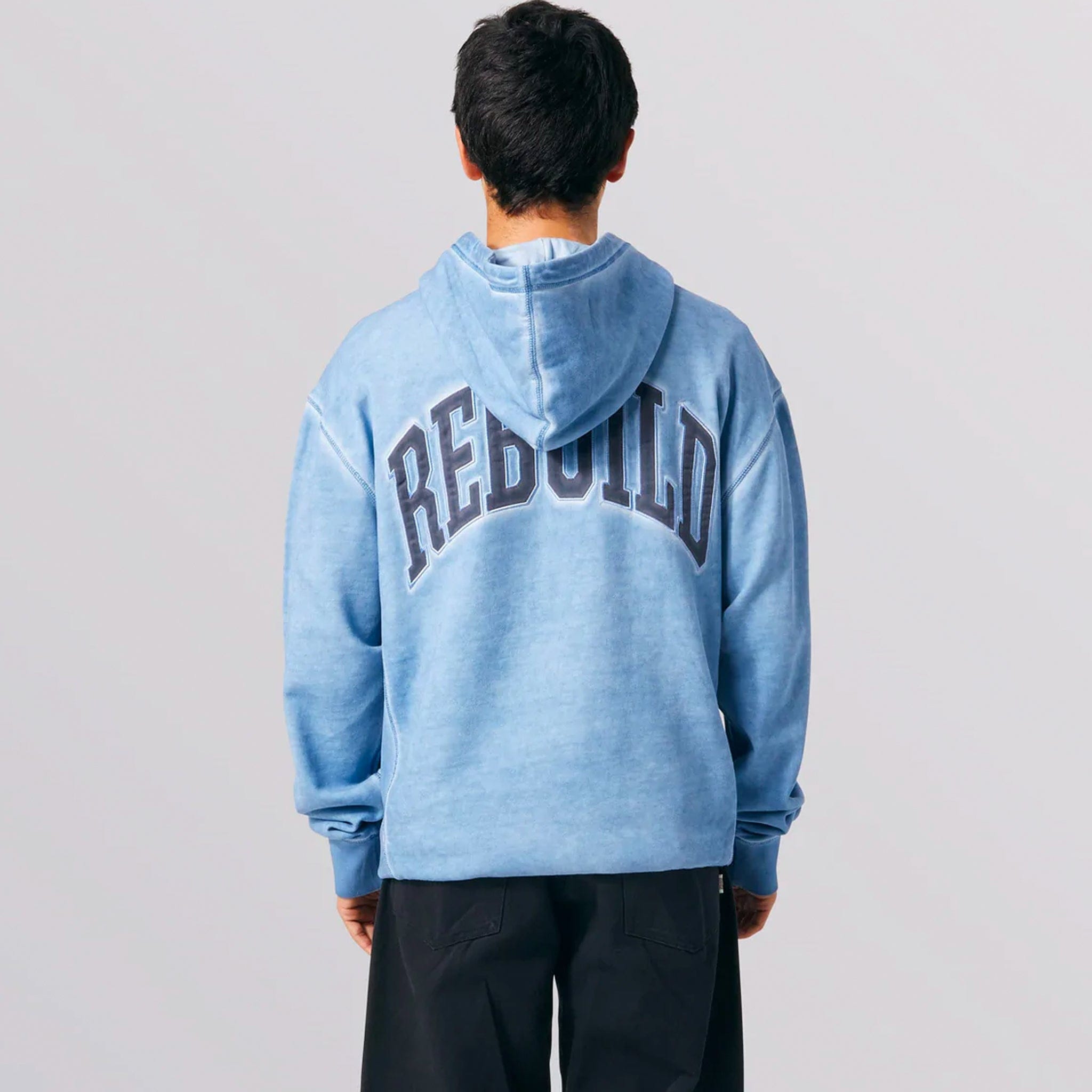 HUF Destroy Rebuild Hoodie (Blue)