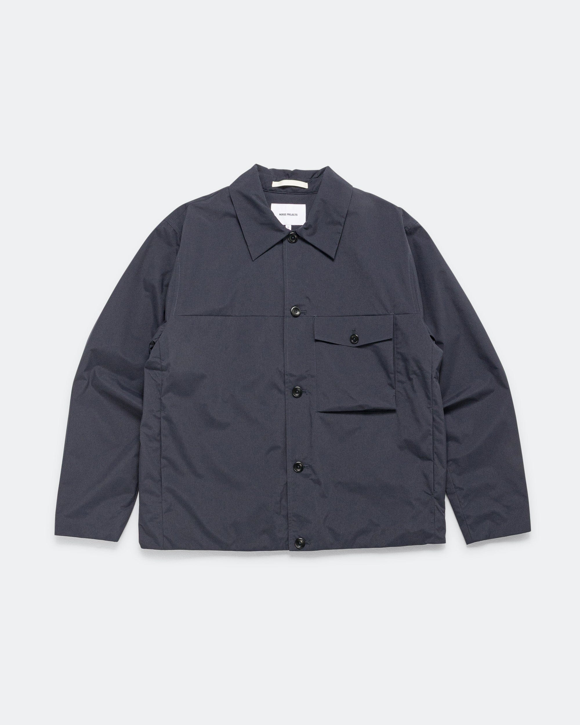 Norse Projects Arresskov Windstopper Overshirt - Dark Navy