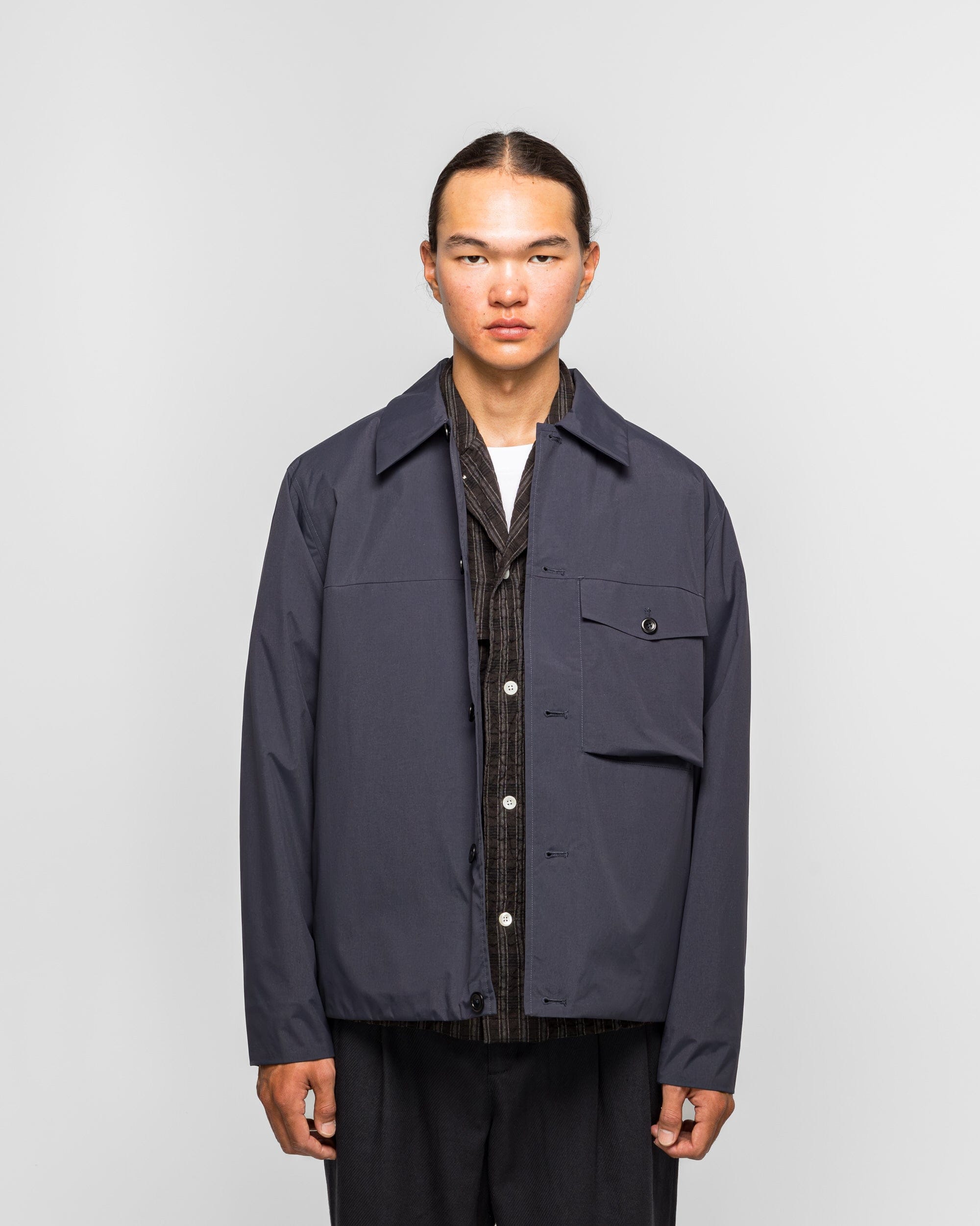 Norse Projects Arresskov Windstopper Overshirt - Dark Navy