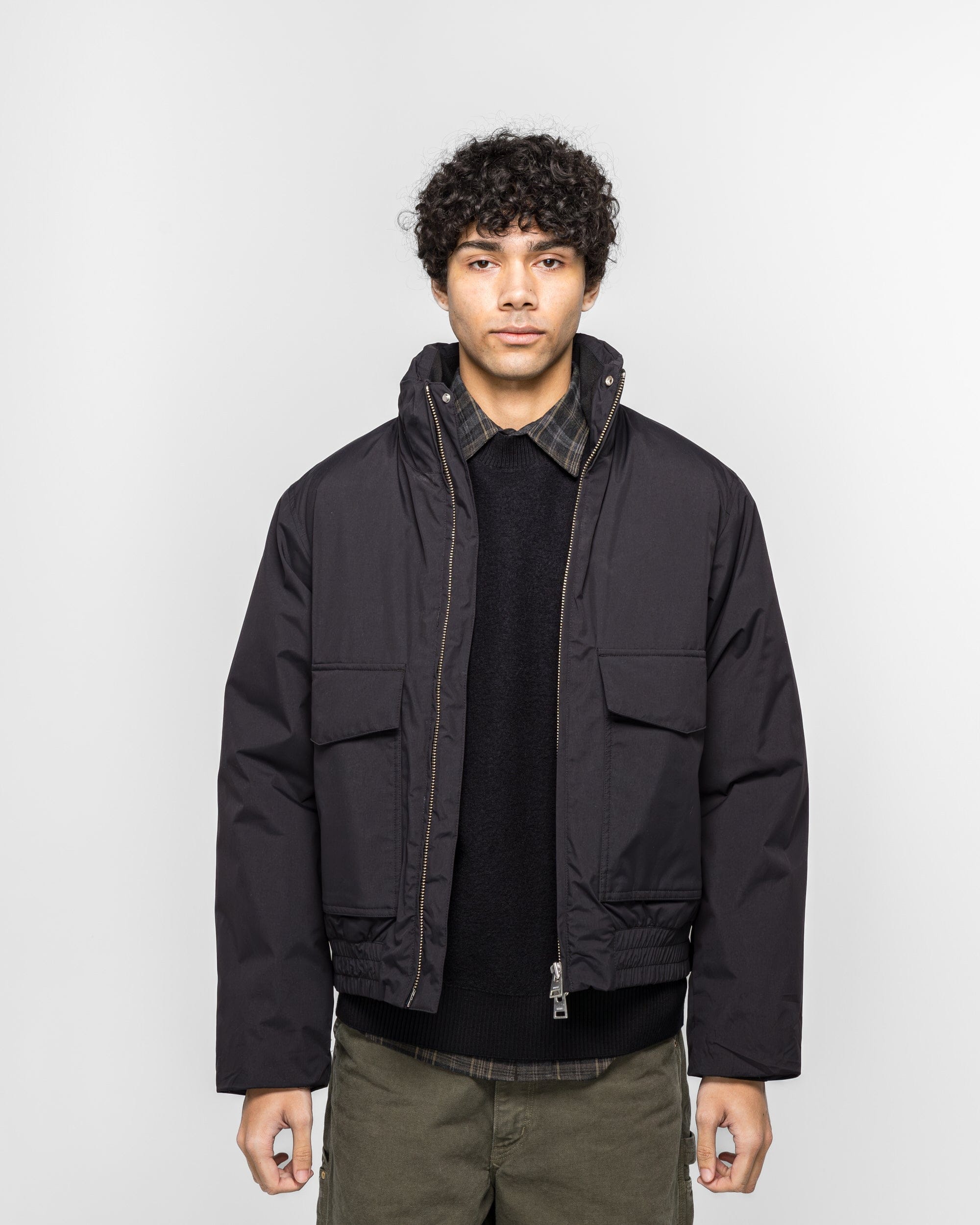 Norse Projects Kastrup Gore - Tex Windstopper Bomber Jacket - Black