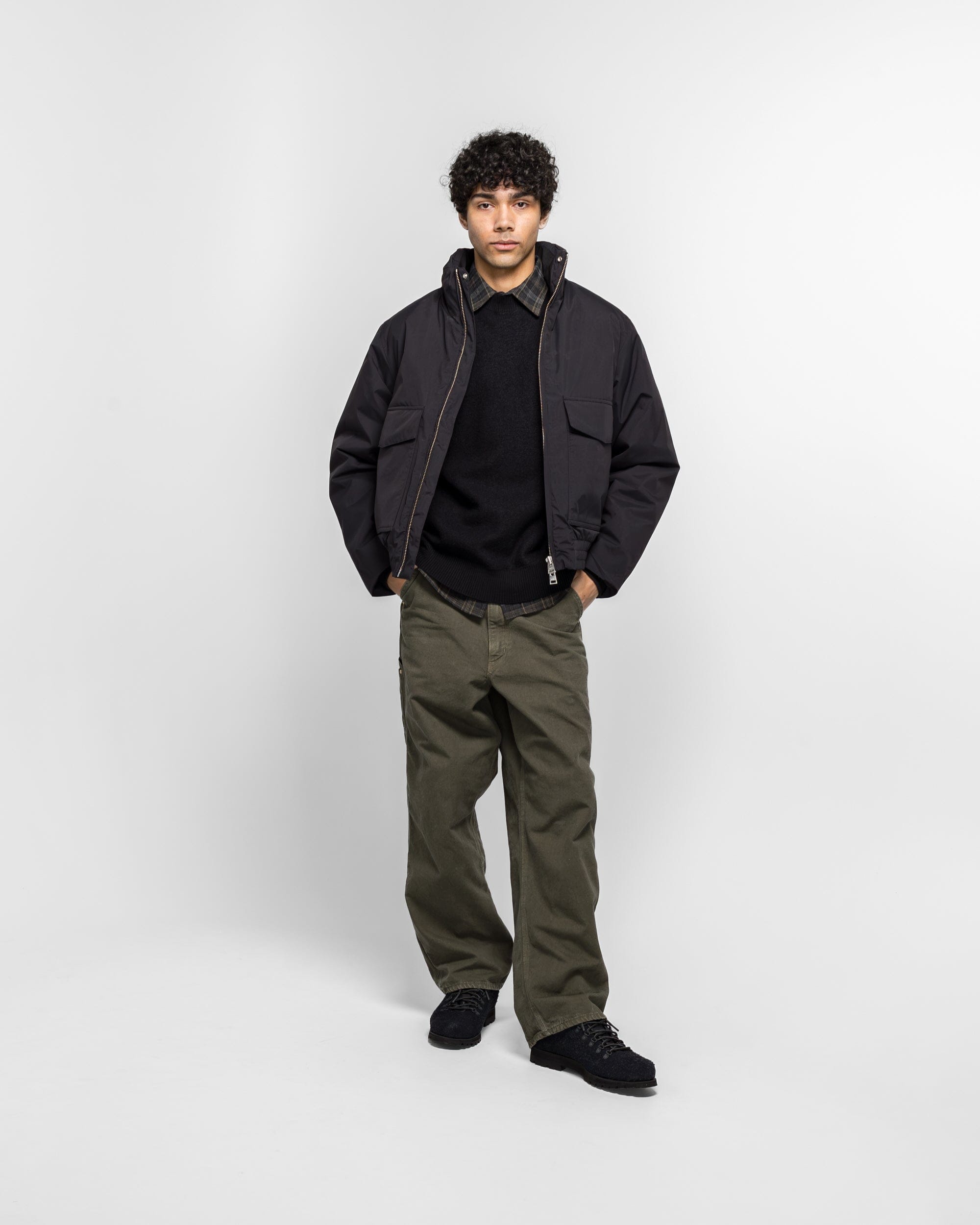 Norse Projects Kastrup Gore - Tex Windstopper Bomber Jacket - Black