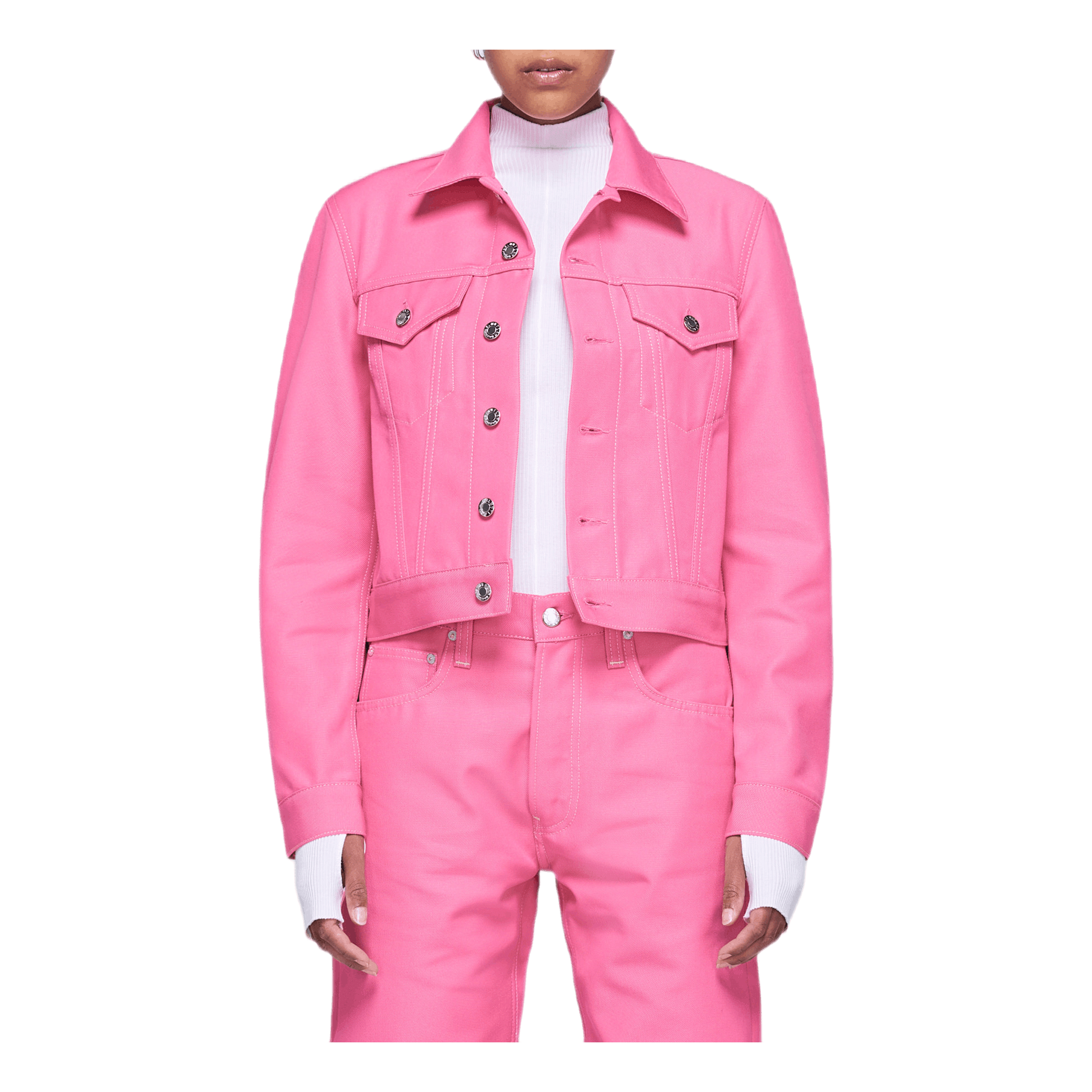 Helmut Lang Masc Trucker Jacket Pink
