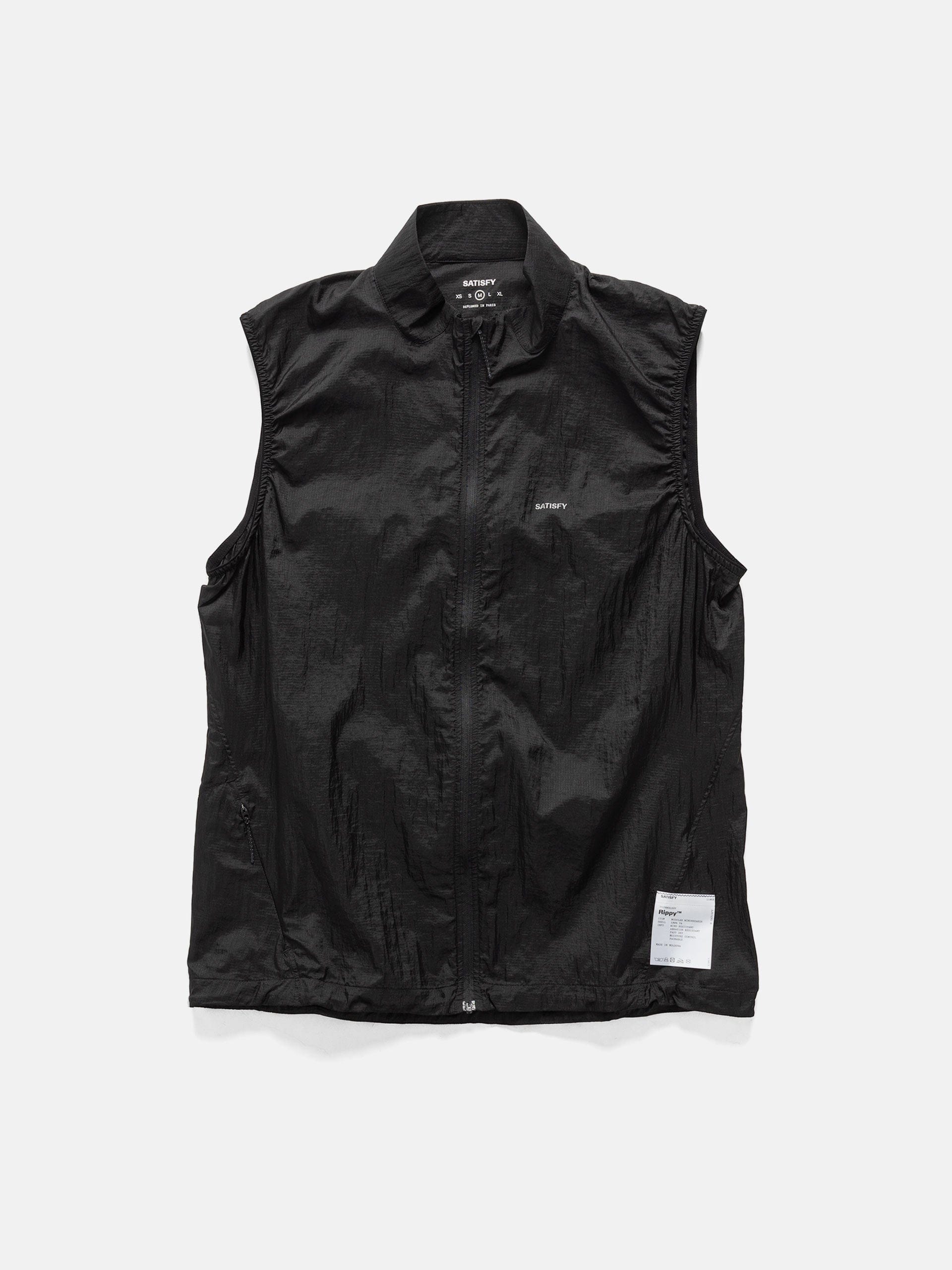 Satisfy Rippy Modular Windbreaker Black