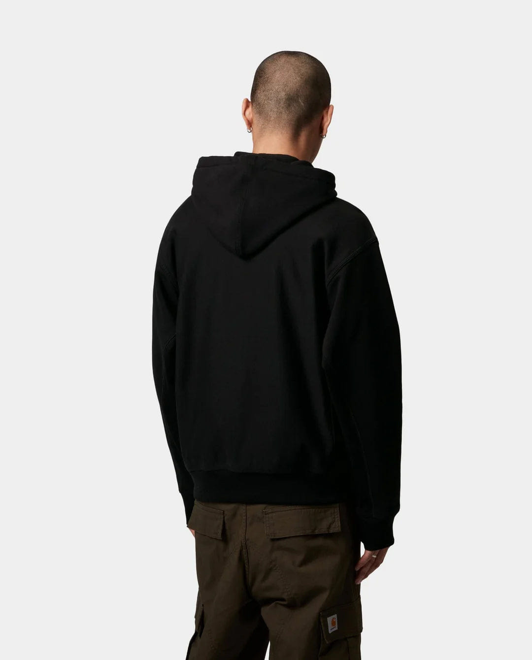 Carhartt WIP - Hooded American Script Sweat - Black