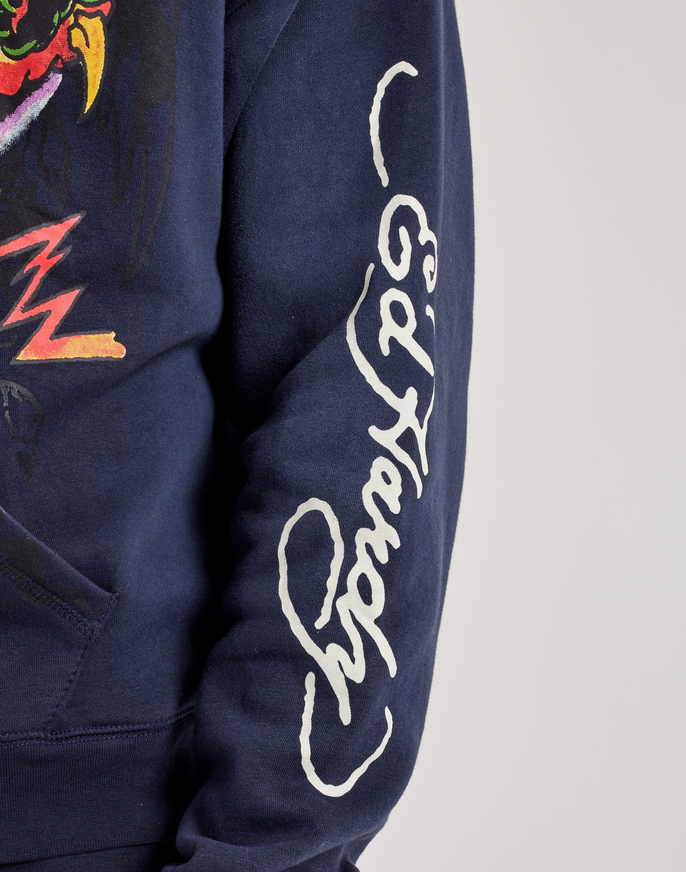 Ed Hardy Tiger Full - Zip Fleece Hoodie