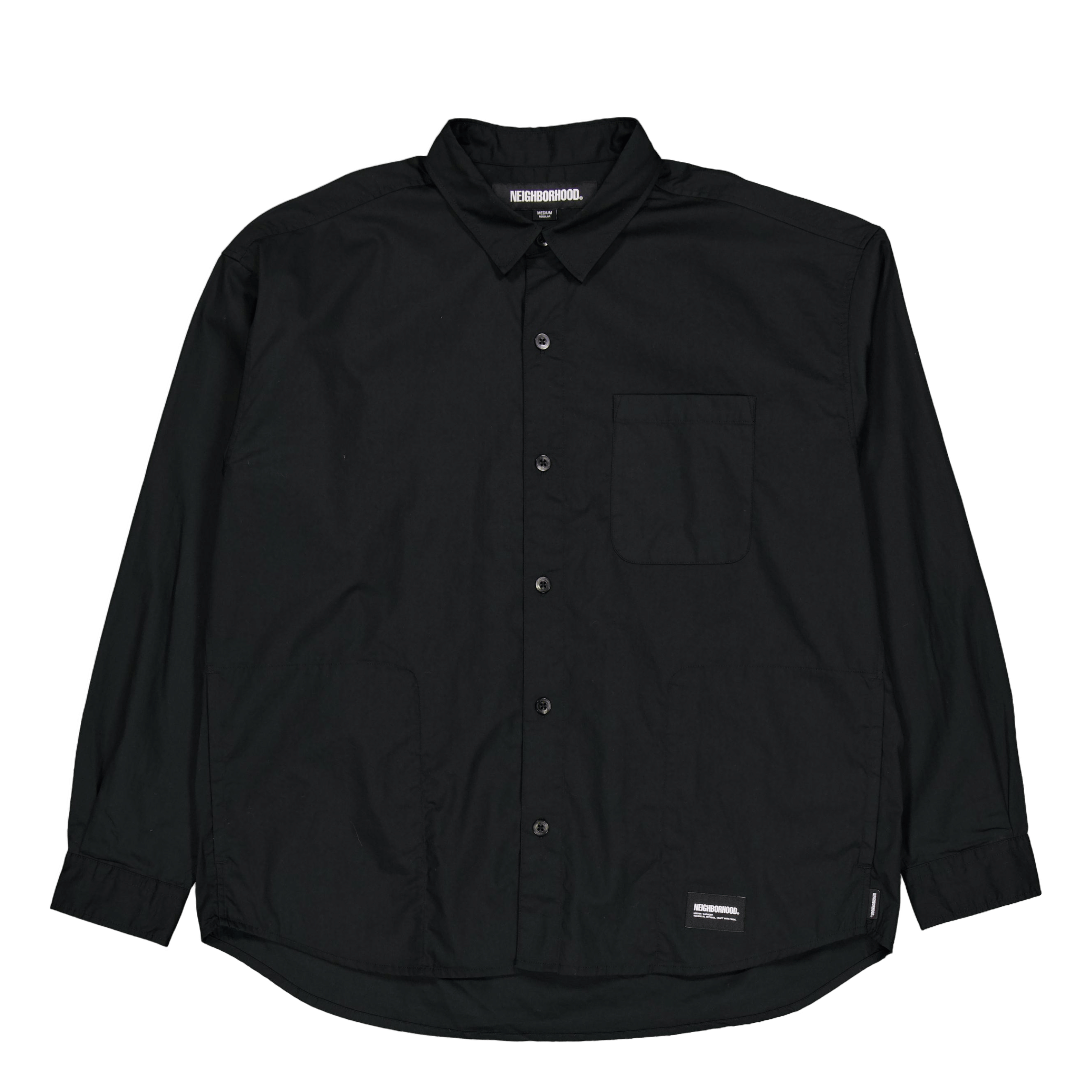 Neighborhood Plain Shirt Ls Black