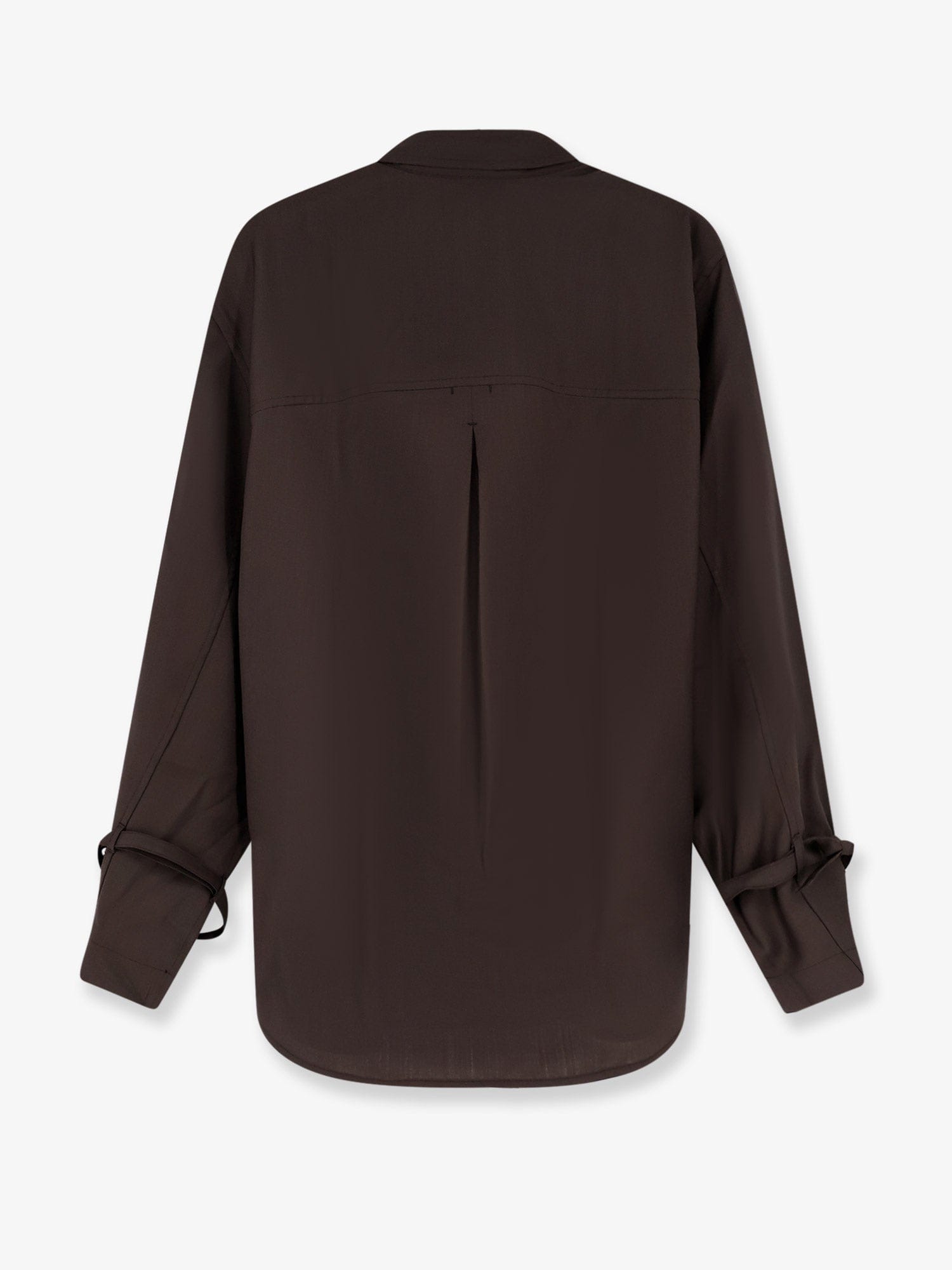 Toteme Tie - Cuff wool shirt