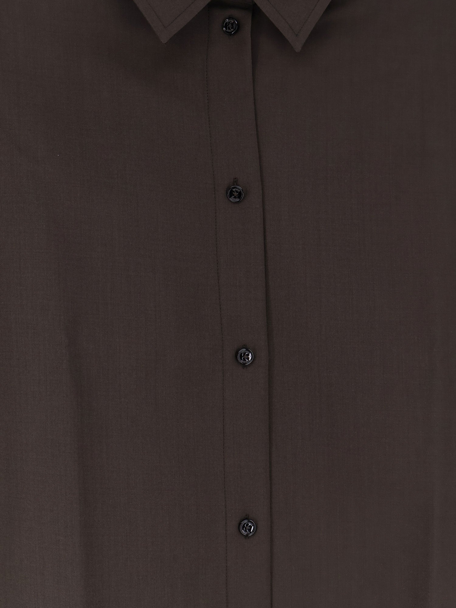 Toteme Tie - Cuff wool shirt
