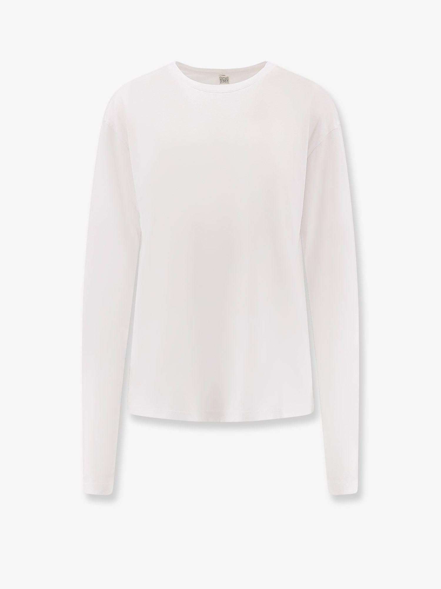 Toteme Classic Long - Sleeve lyocell and cotton T - shirt
