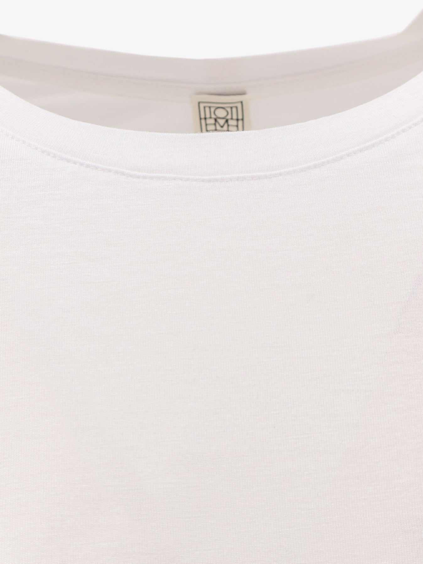 Toteme Classic Long - Sleeve lyocell and cotton T - shirt