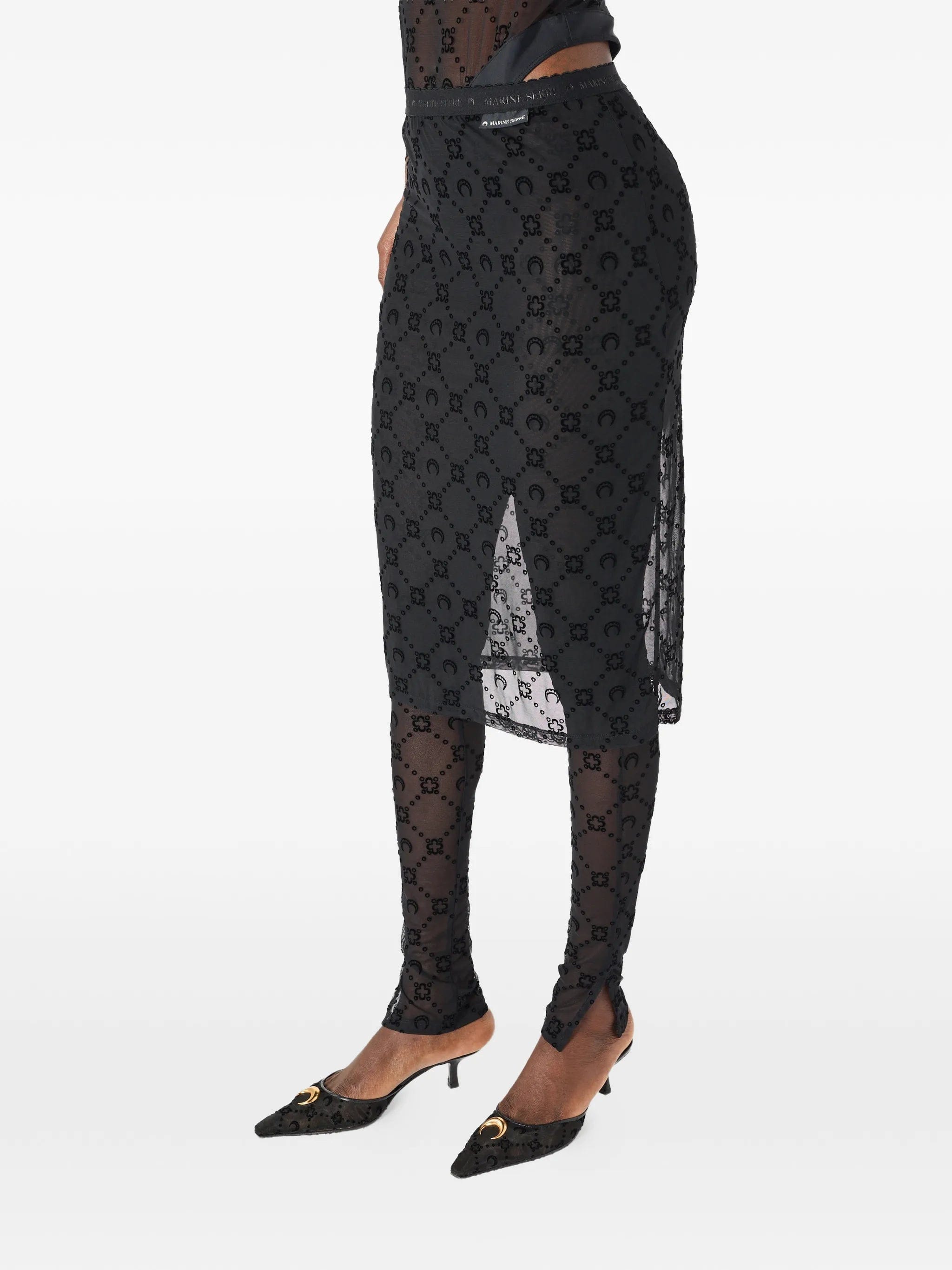 Marine Serre Moongram trousers