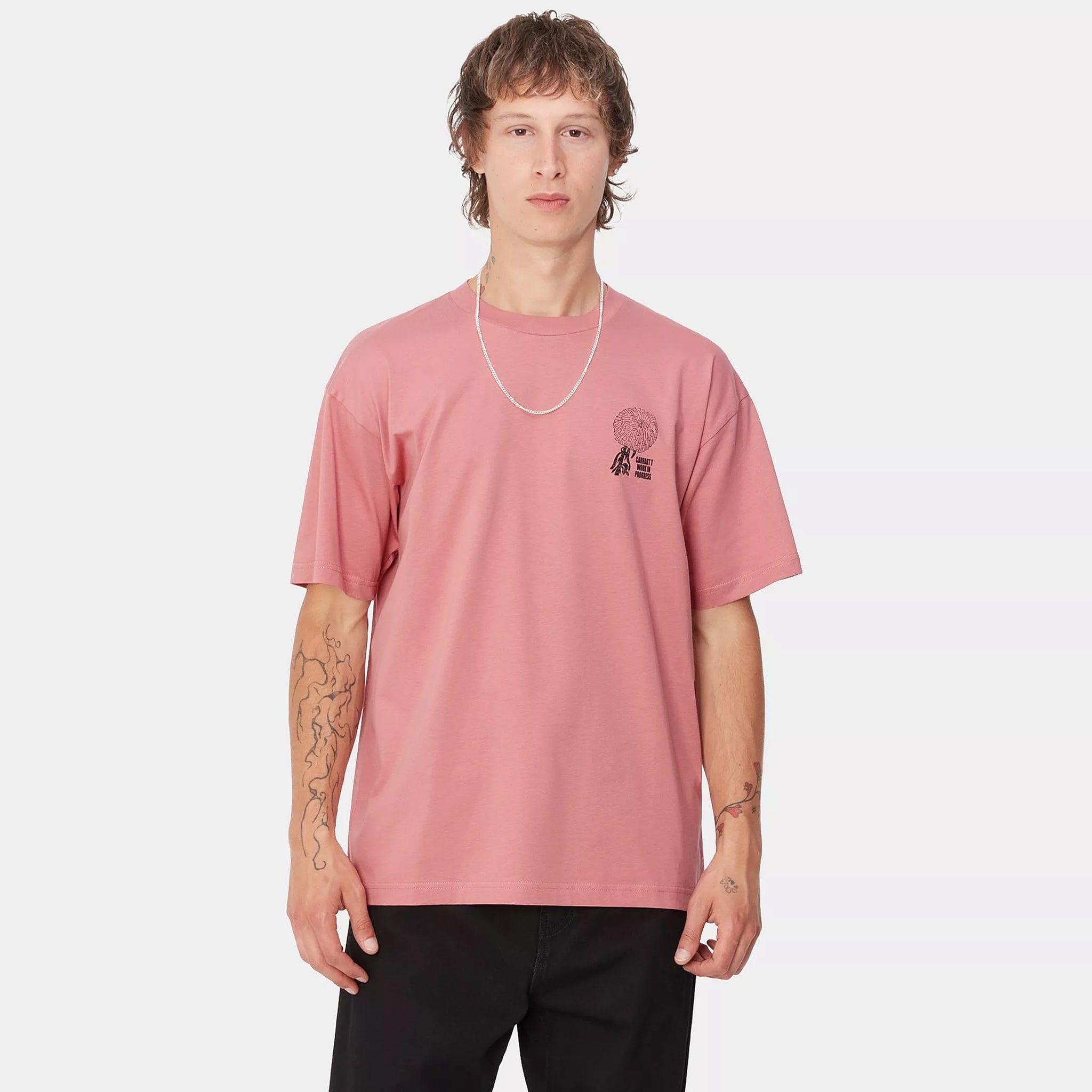 Carhartt WIP Chrysanthemum T-Shirt (Dusty Rose)