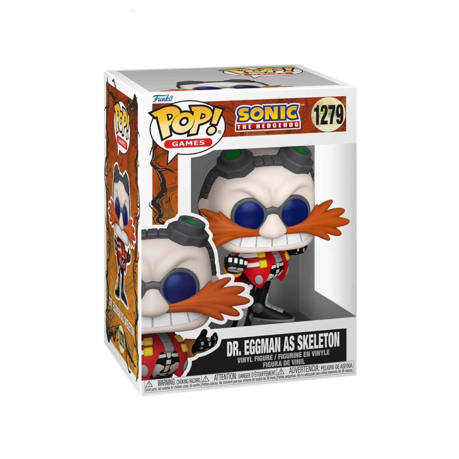 Sonic the Hedgehog Dr. Eggman as Skeleton #1279 Funko Pop! - Sonic The Hedgehog - PREORDER