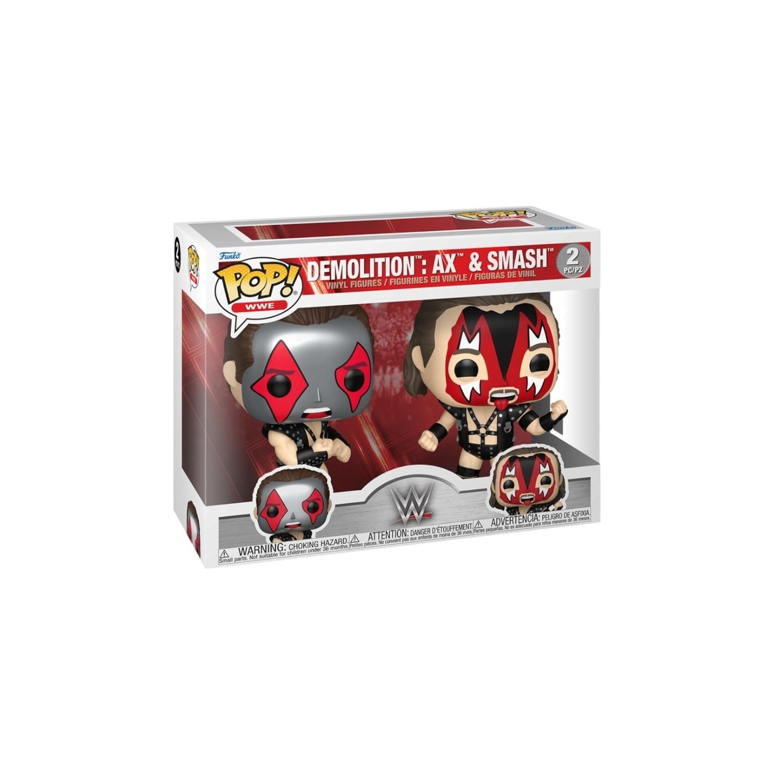 Funko Pop! Demolition: AX & Smash 2 Pack Funko Pop - WWE - PREORDER