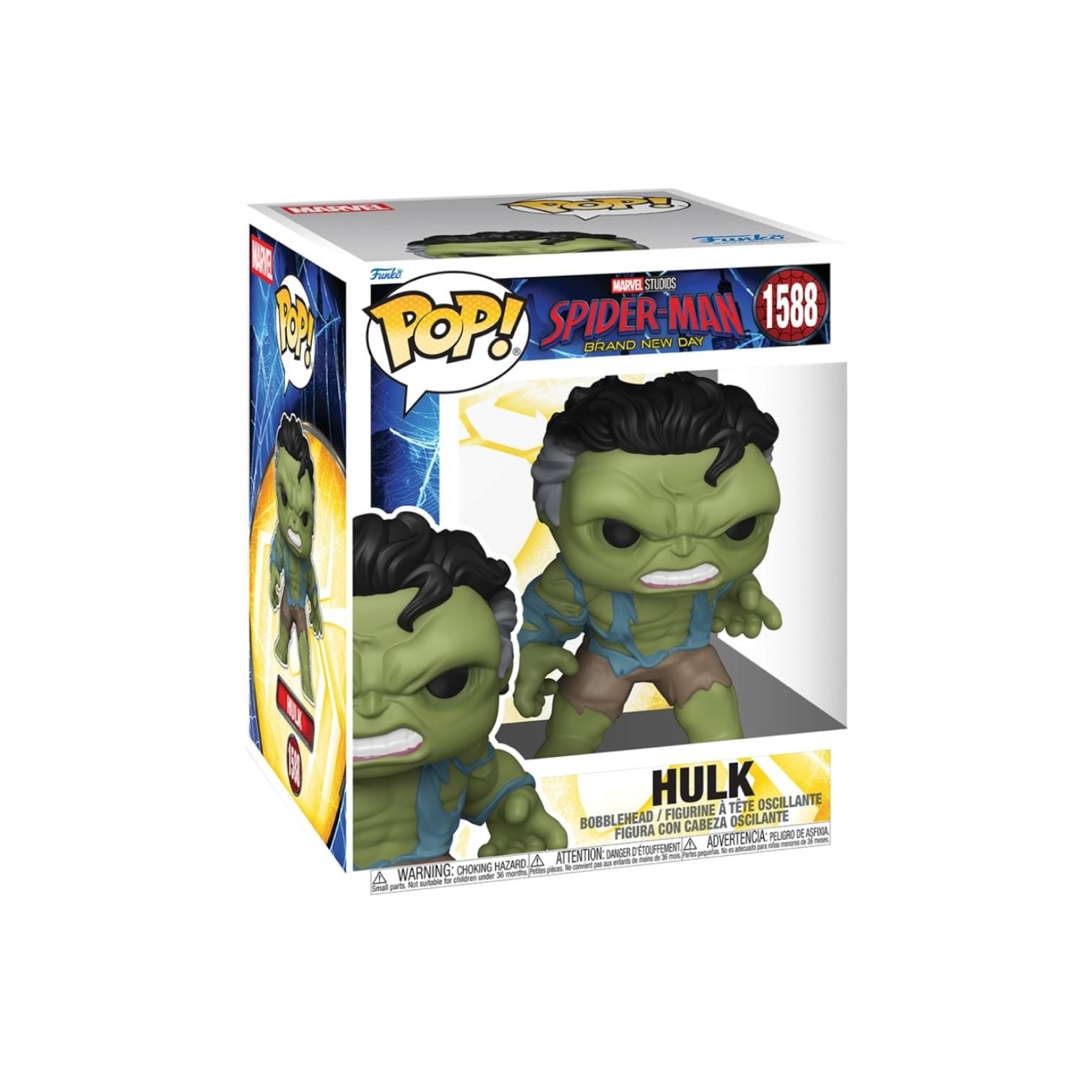 Funko Pop! Hulk #1588 Funko Pop Super - Spider - Man Brand New Day