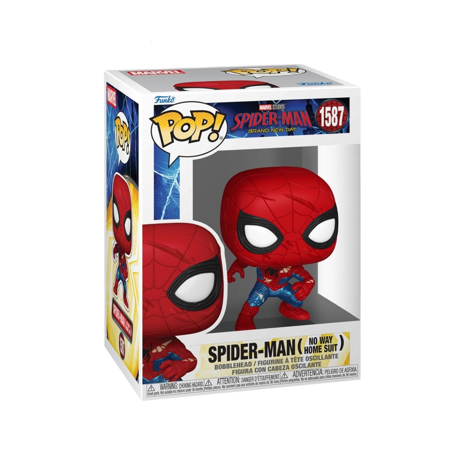 Funko Pop! Spider - Man (No Way Home Suit) #1587 Funko Pop - Spider - Man Brand New Day
