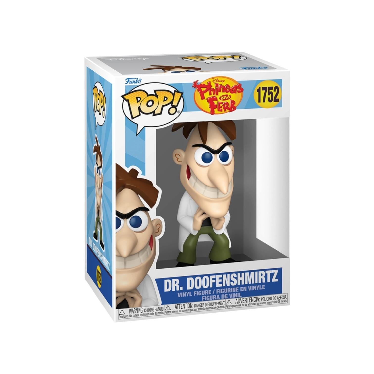 Funko Pop! Dr Doofenshmirtz #1752 Funko Pop - Phineas and Ferb - PREORDER