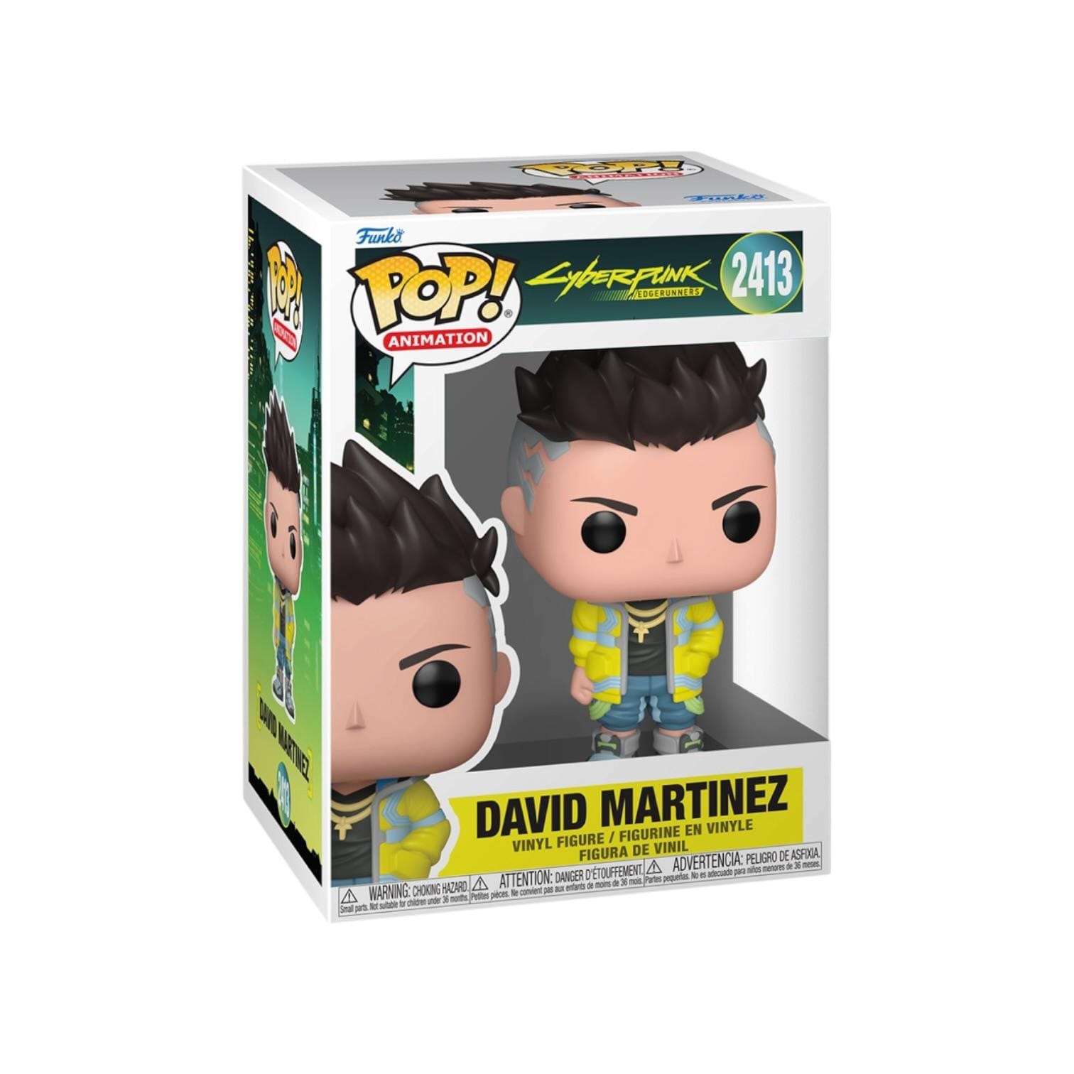 Funko Pop! David Martinez #2413 Funko Pop! - Cyberpunk: Edgerunners - PREORDER