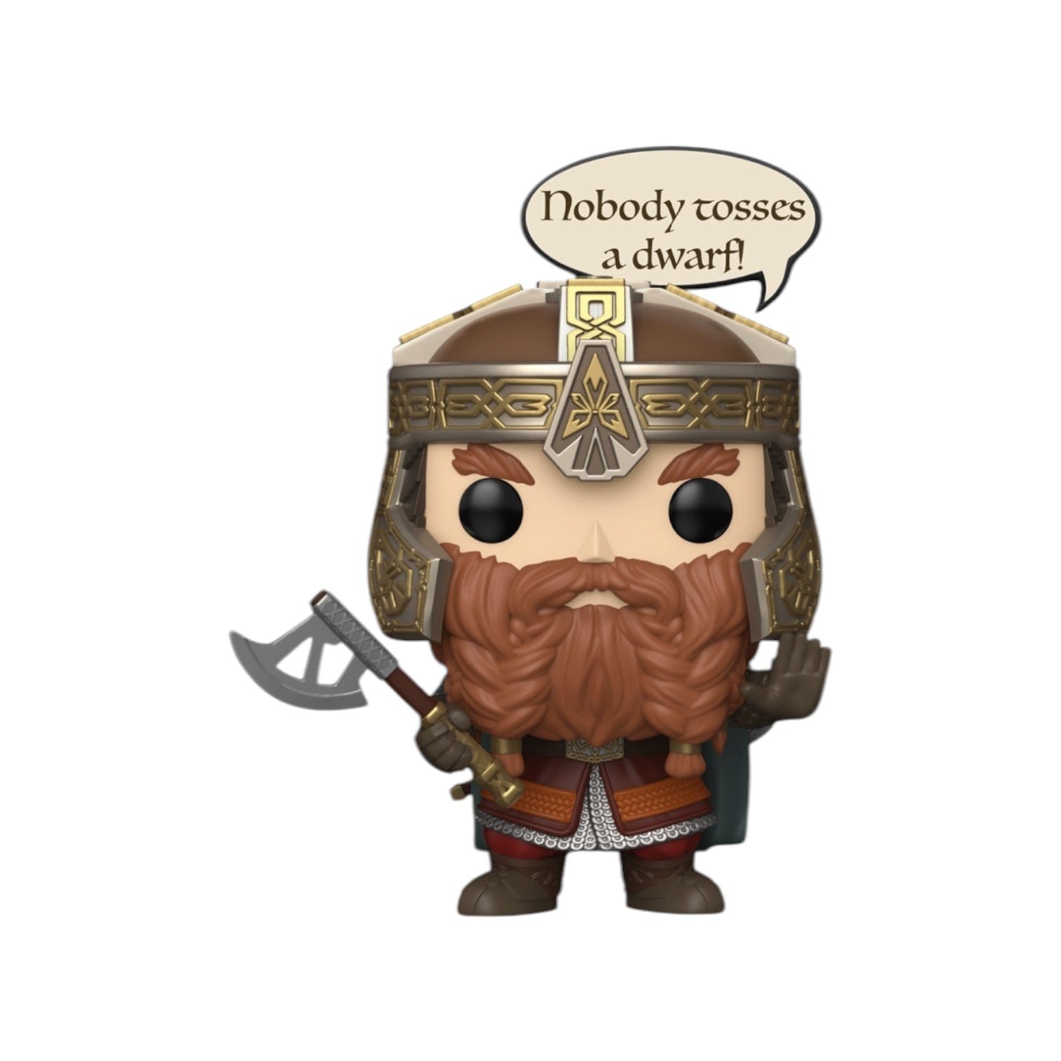 Funko Pop! Gimli (Nobody Tosses a Dwarf) #2028 Funko Pop! Sayings - The Lord Of The Rings