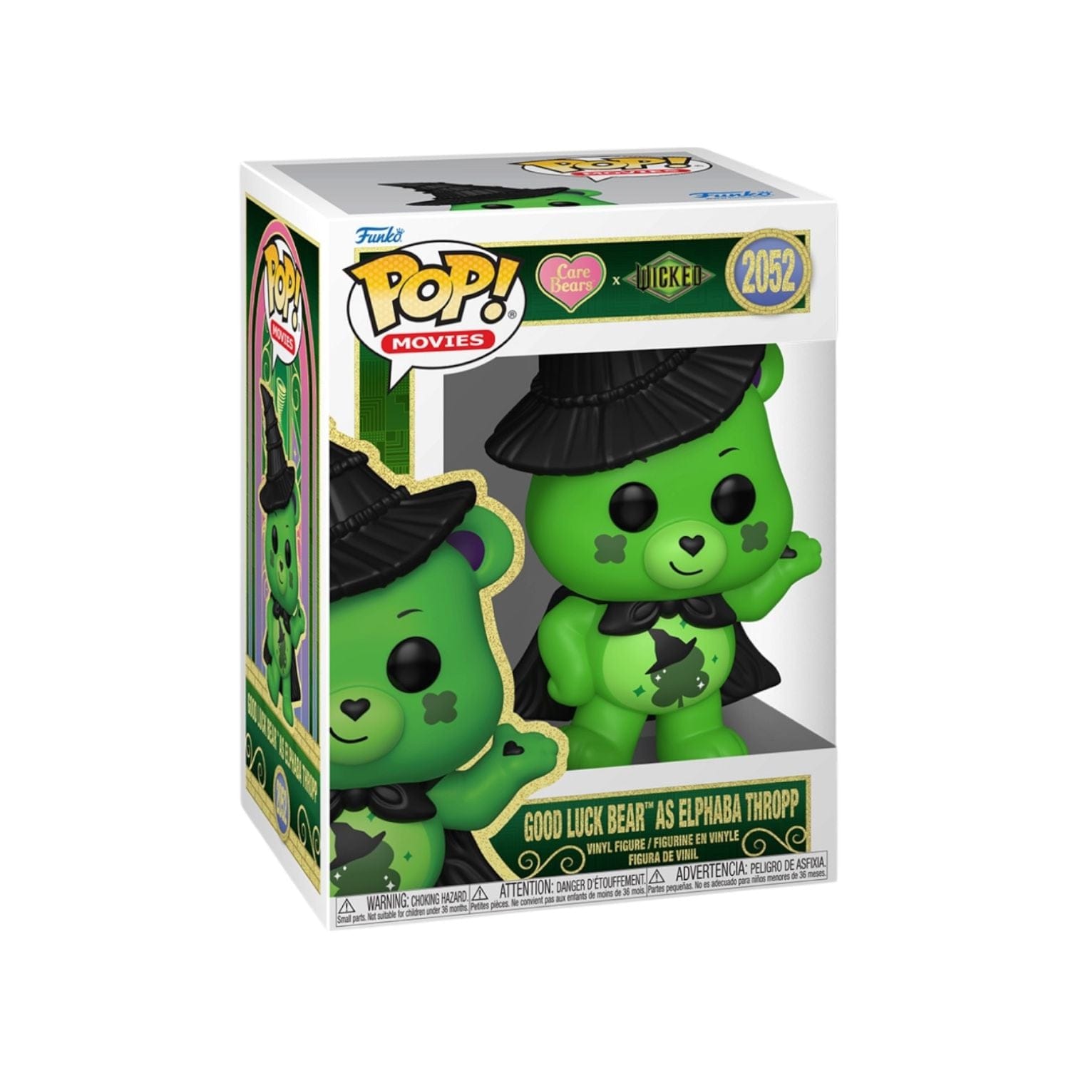 Funko Pop! Good Luck Bear As Elphaba Thropp #2052 Funko Pop - Care Bears x Wicked - PREORDER