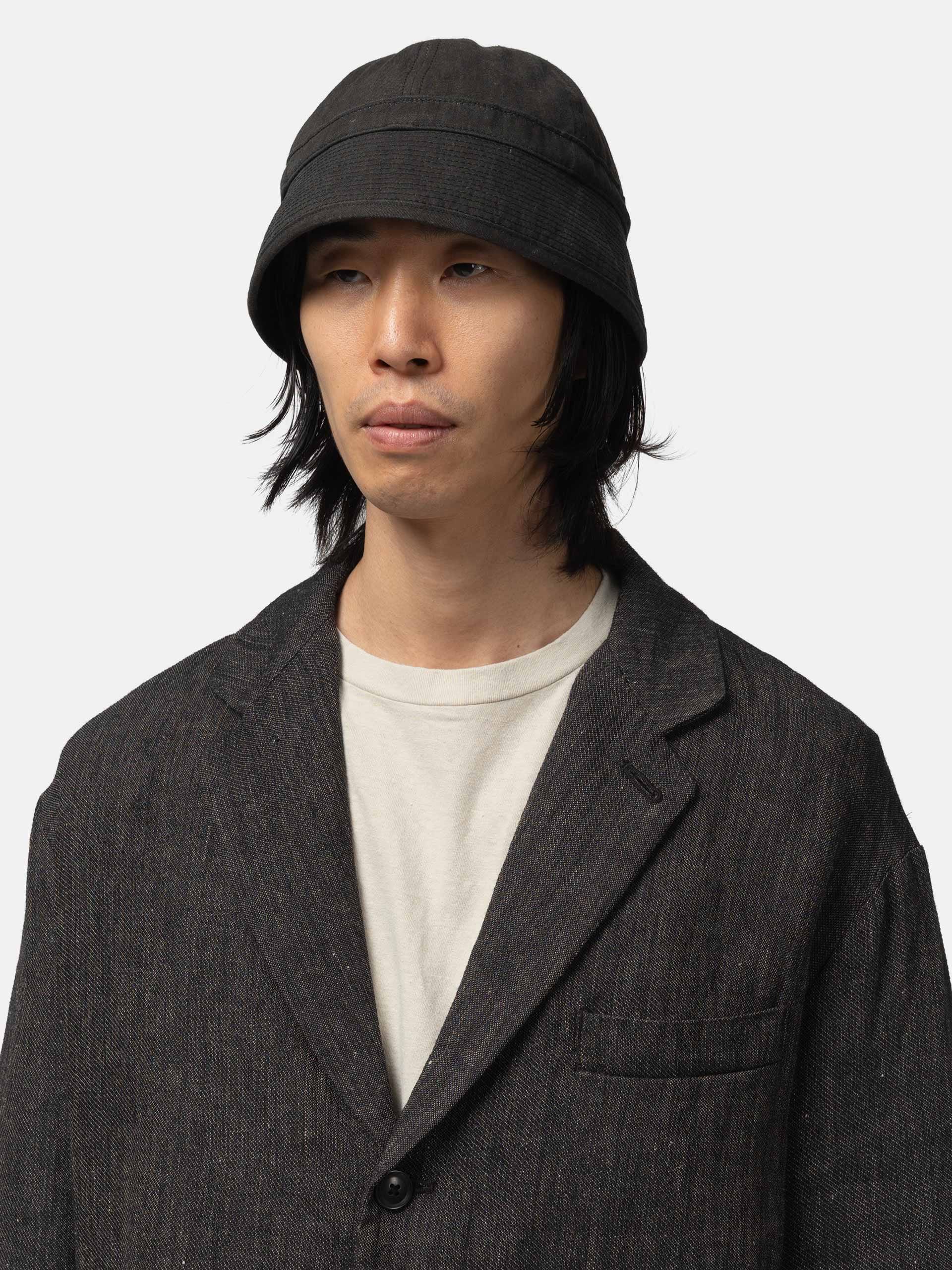 Needles Sailor Hat - C/L Canvas / Sumi Dye Black
