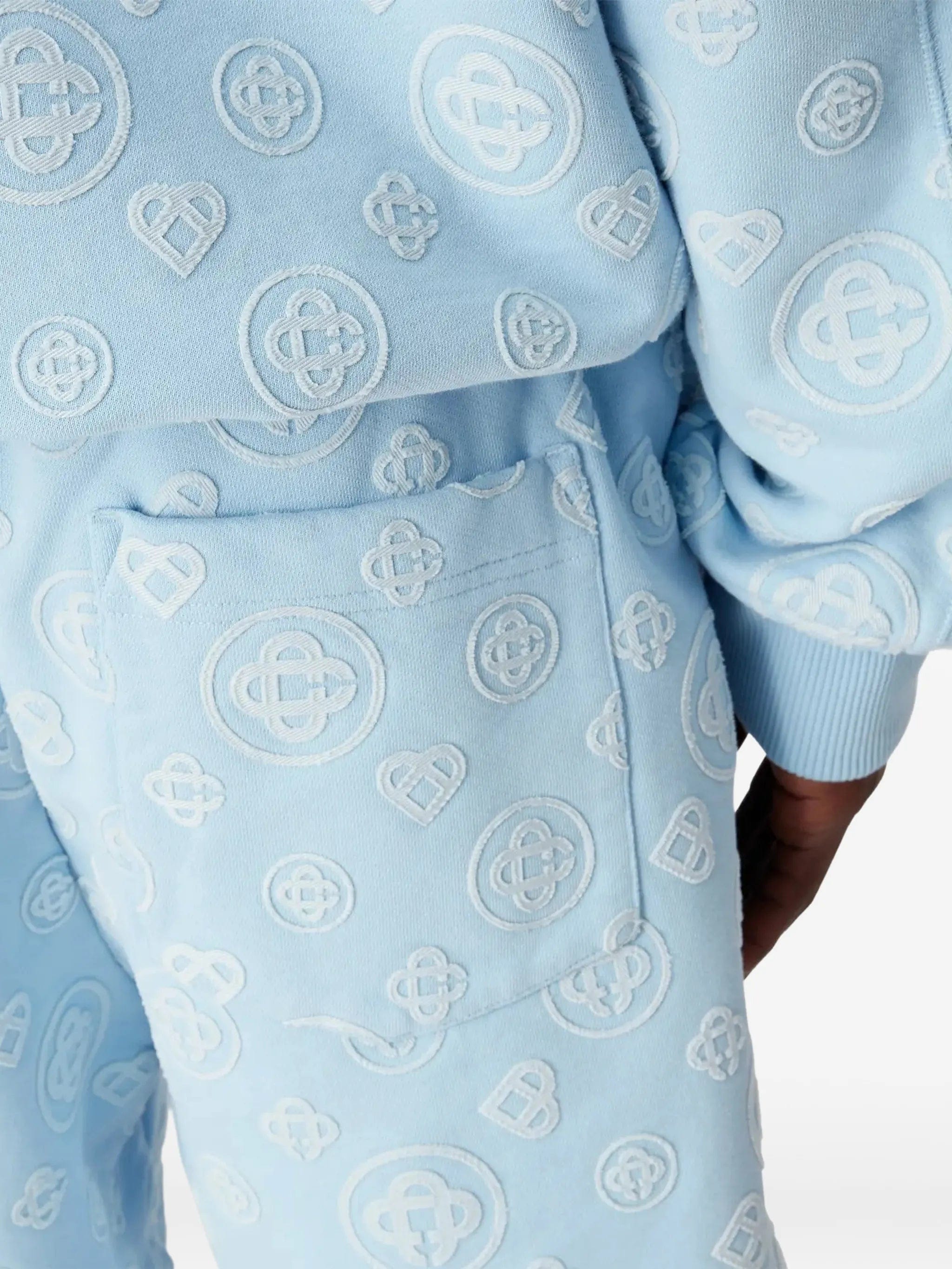 Casablanca monogram appliqué shorts
