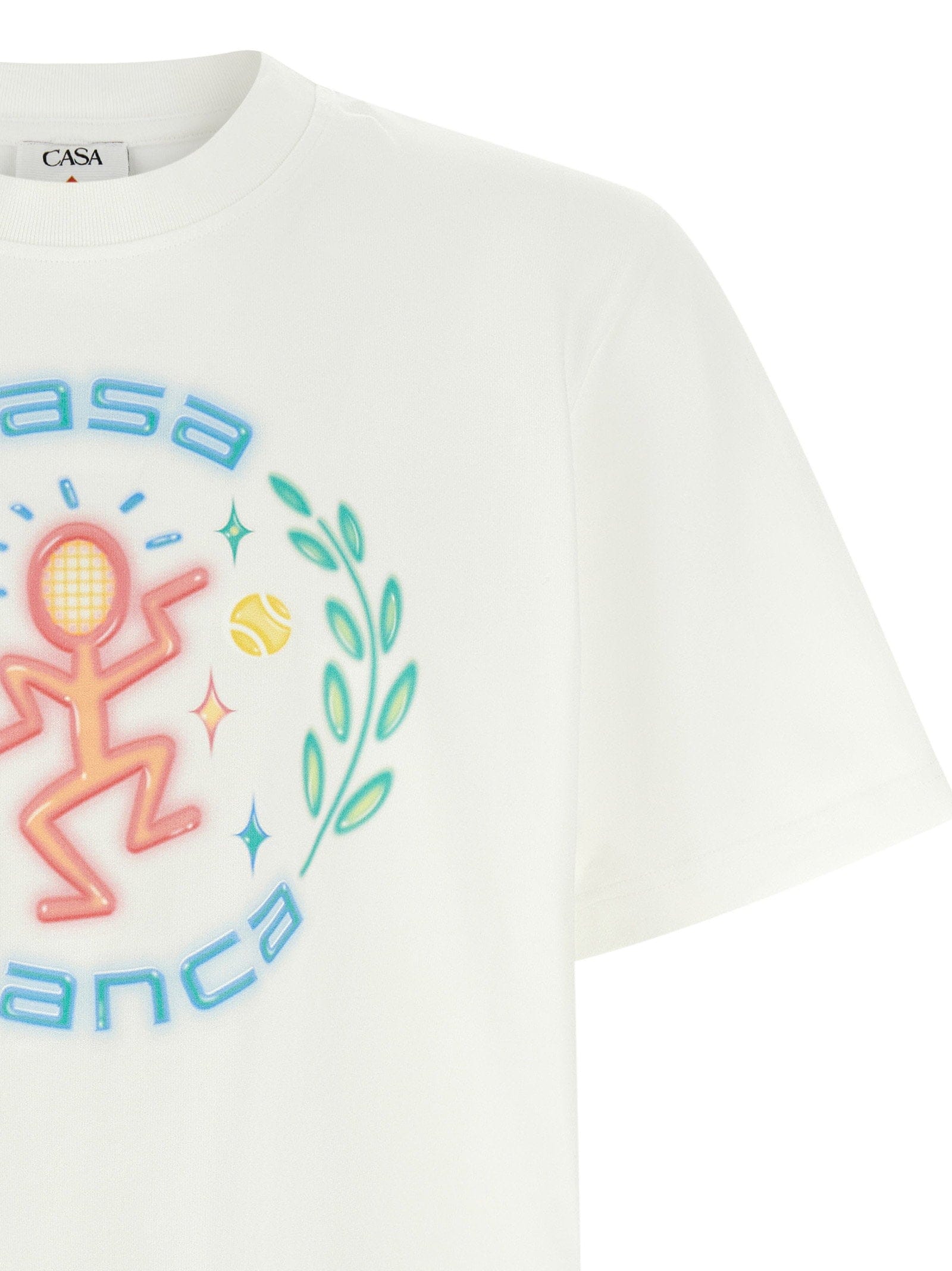 Casablanca Dance Joy Graphic T - shirt — Off - white