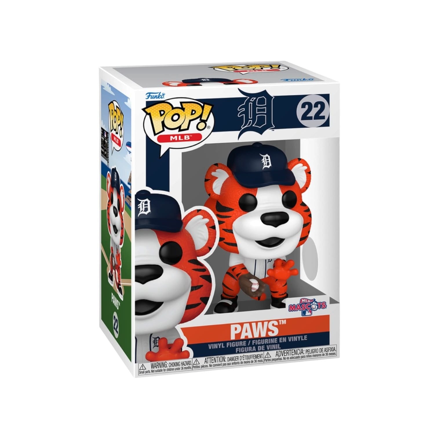 Detroit Tigers Paws #22 Funko Pop! - Detroit Tigers