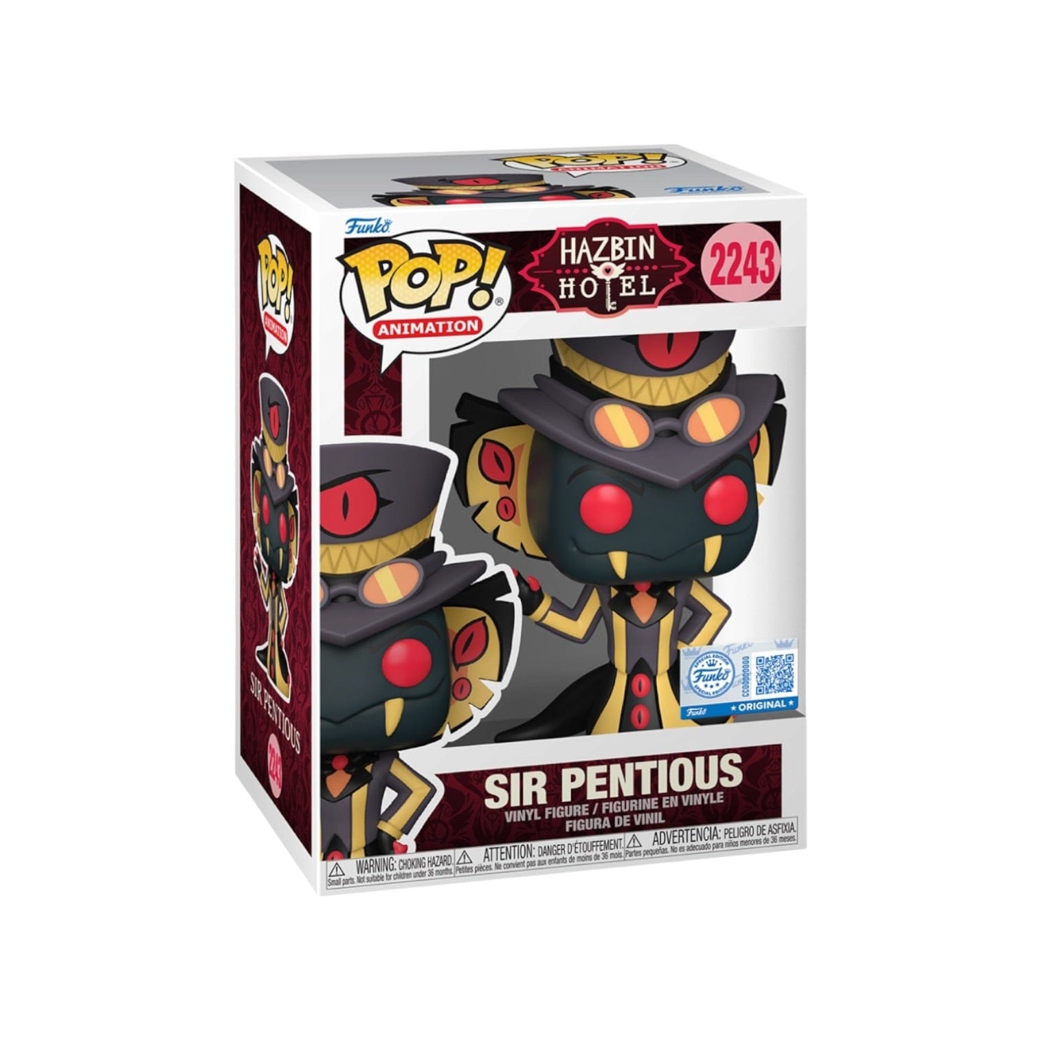 Funko Pop! Sir Pentious #2243 Funko Pop! - Hazbin Hotel - Funko Exclusive