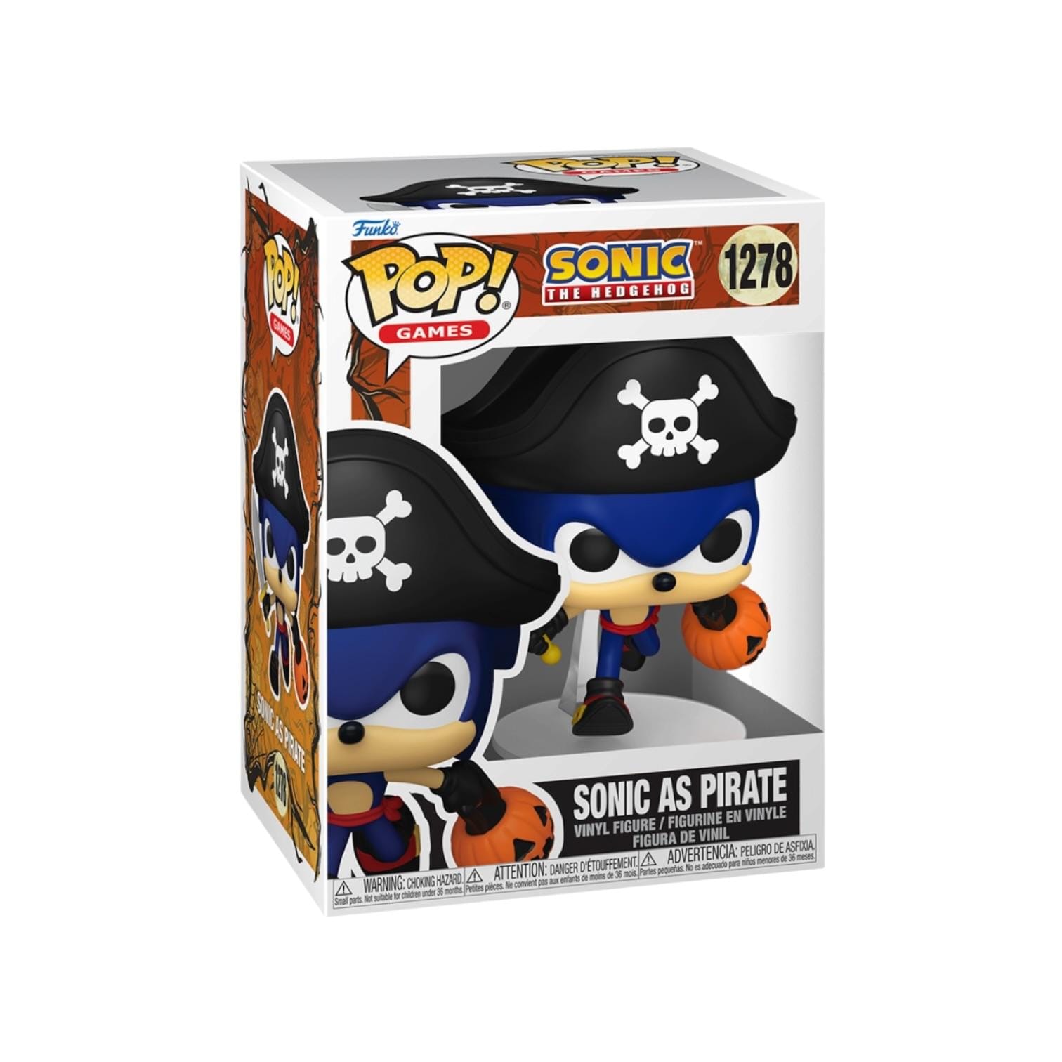 Sonic the Hedgehog Sonic as Pirate #1278 Funko Pop! - Sonic The Hedgehog - PREORDER