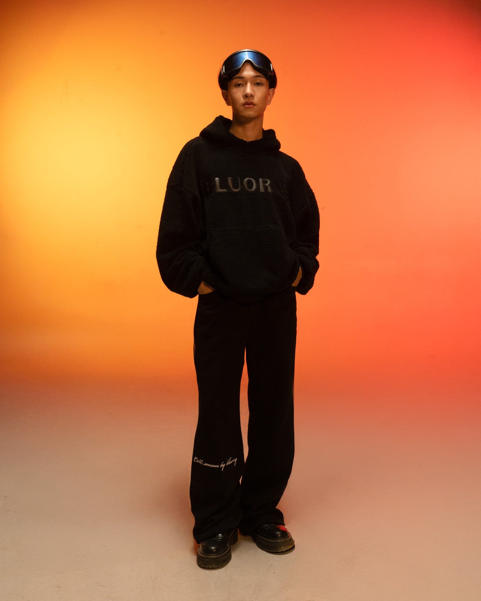 SHERPA Black Sherpa Hoodie