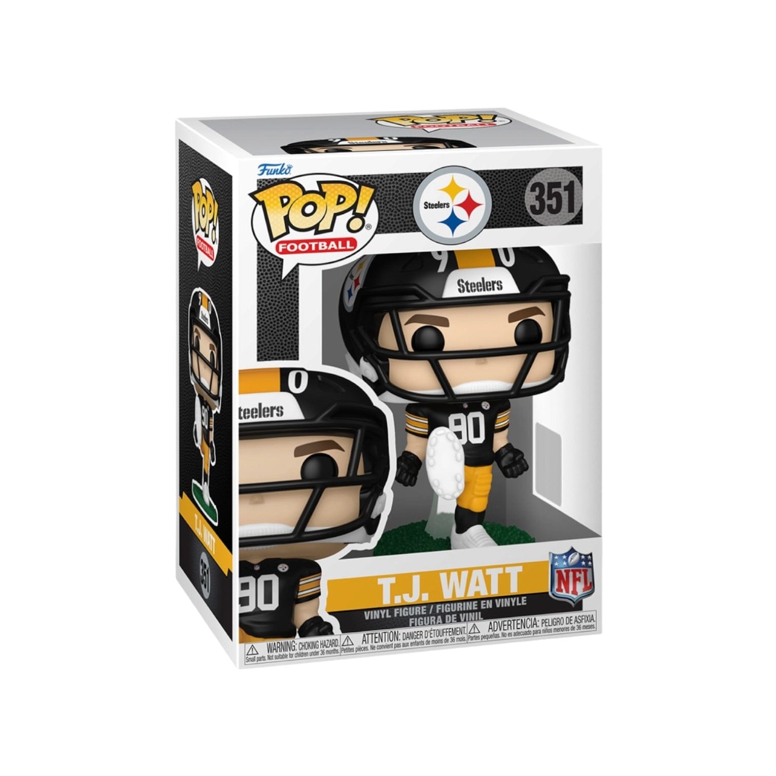 Funko Pop! T.J. Watt (Punting) #351 Funko Pop - Pittsburgh Steelers - PREORDER