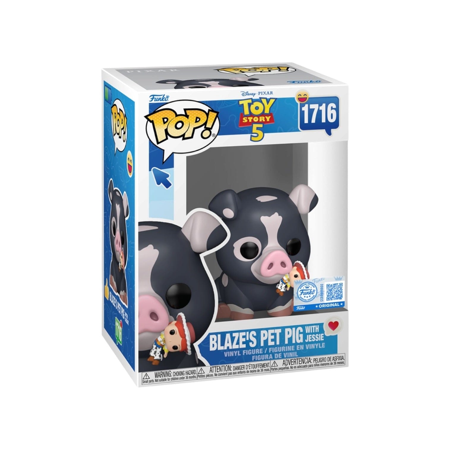 Funko Pop! Blaze's Pet Pig with Jessie #1716 Funko Pop! - Toy Story 5 - Funko Exclusive
