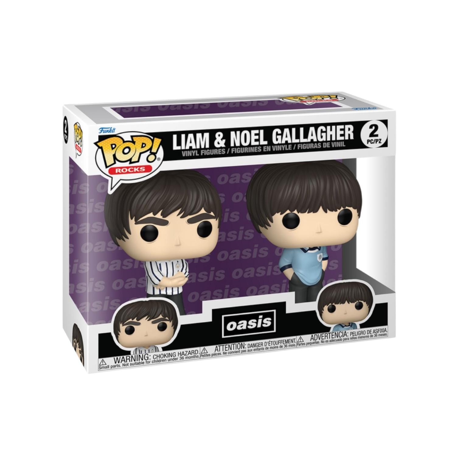 Funko Pop! Liam & Noel Gallagher 2 pack Funko Pop - Oasis