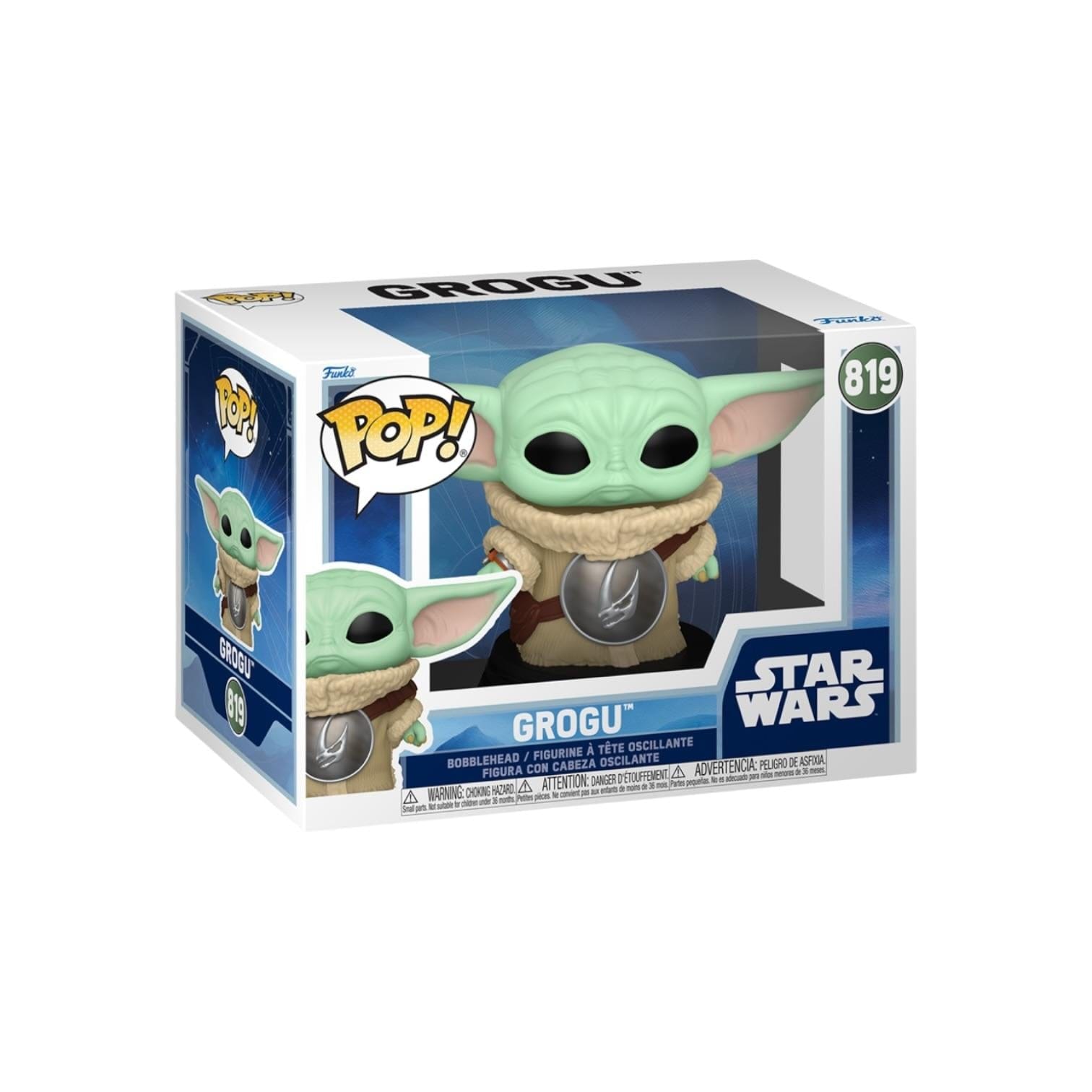Funko Pop! Grogu with Mudhorn Chest Armour #819 Funko Pop - Star Wars