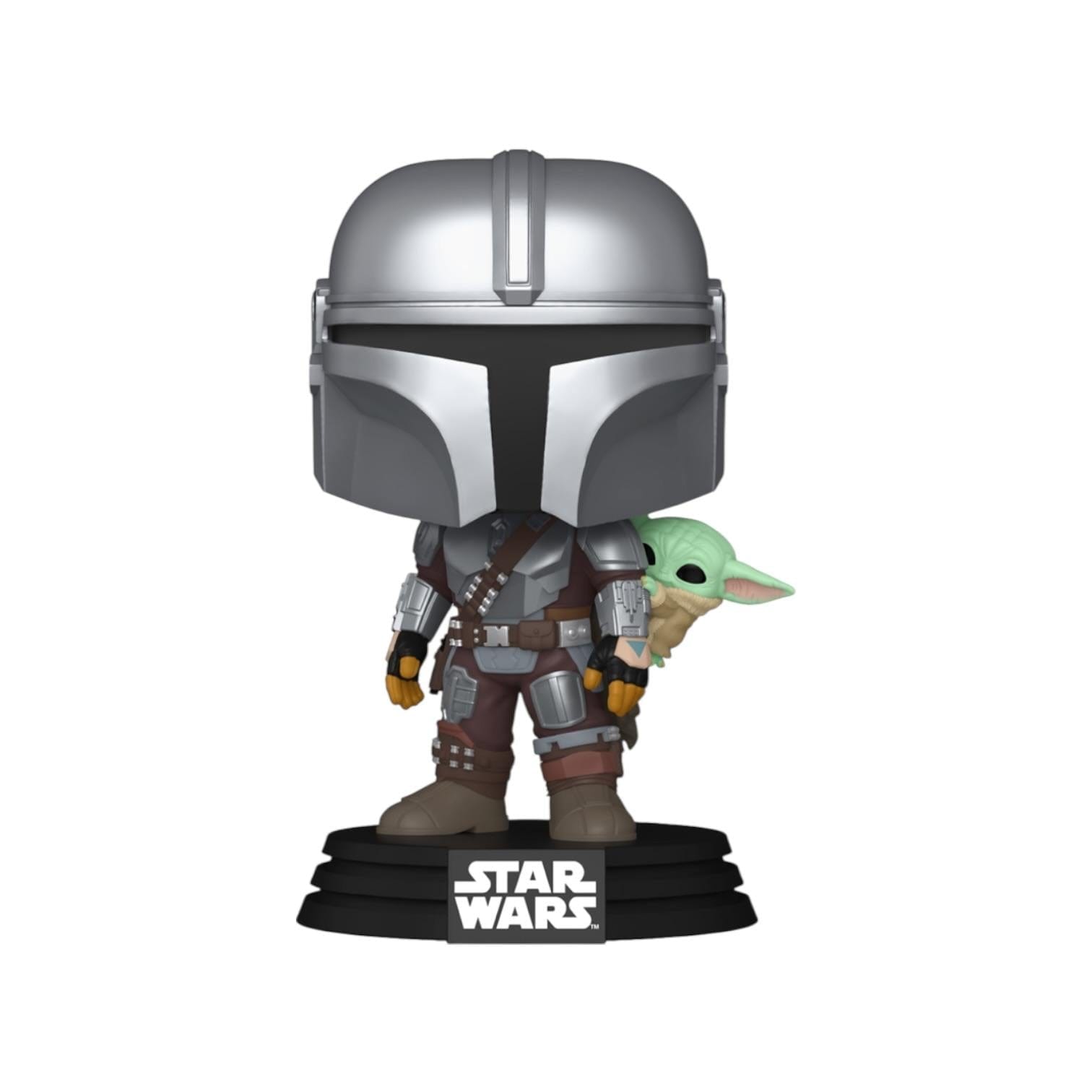 Funko Pop! The Mandalorian with Grogu on back #818 Funko Pop - Star Wars
