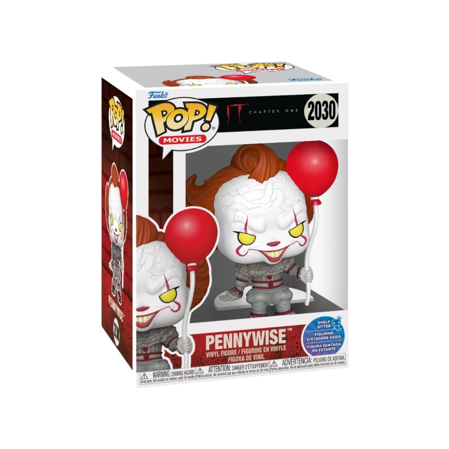 Funko Pop! Pennywise (Shelf Sitter) #2030 Funko Pop - IT: Chapter One