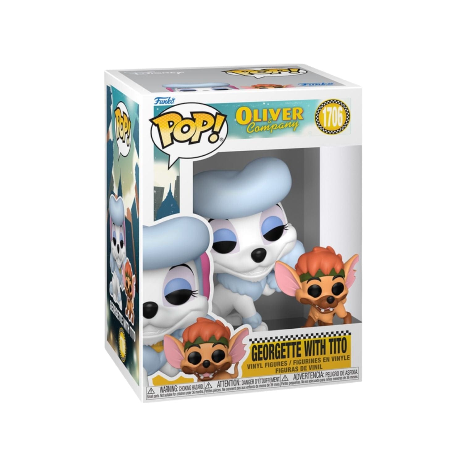 Funko Pop! Georgette with Tito #1706 Funko Pop! & Buddy - Oliver & Company