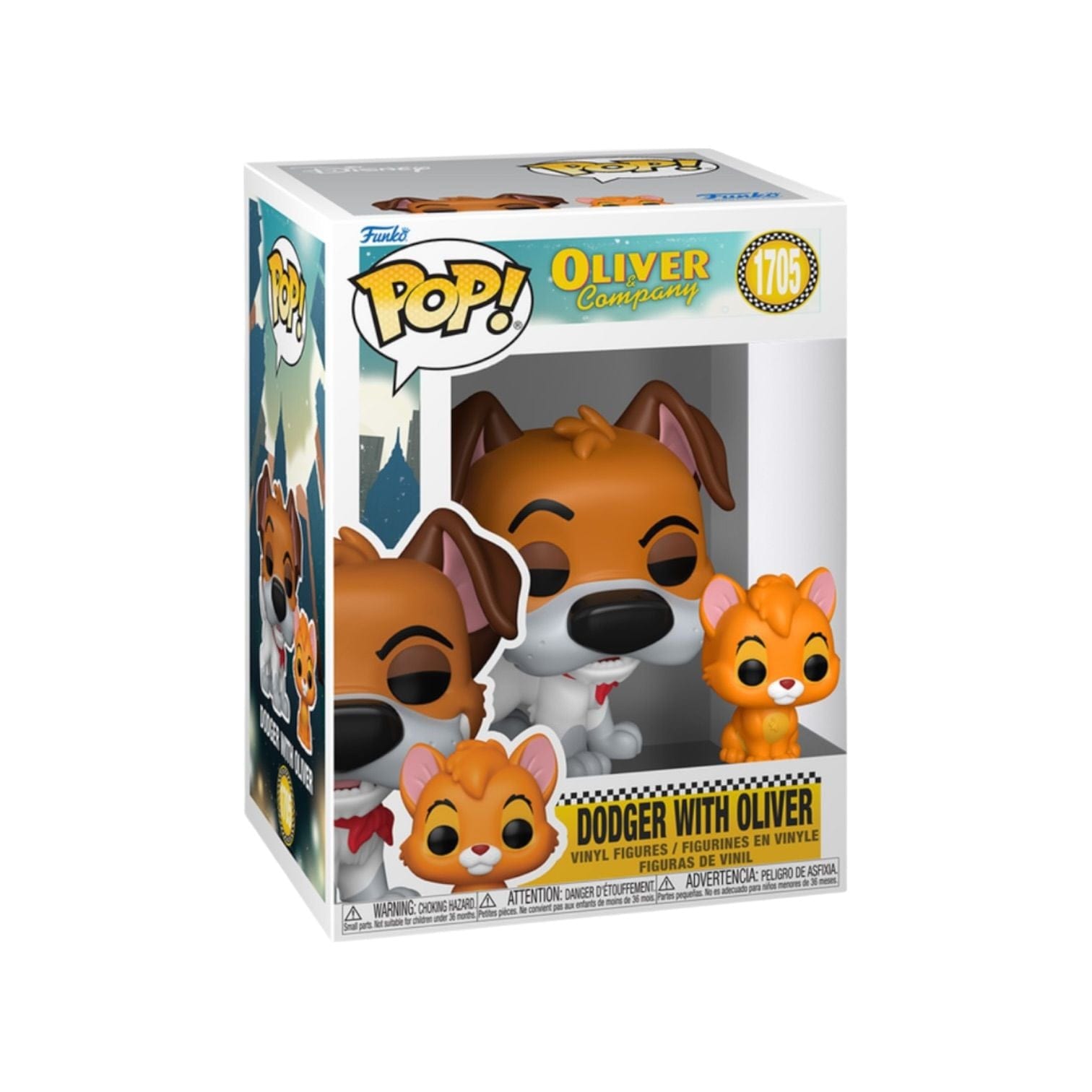 Funko Pop! Dodger with Oliver #1705 Funko Pop! & Buddy - Oliver & Company