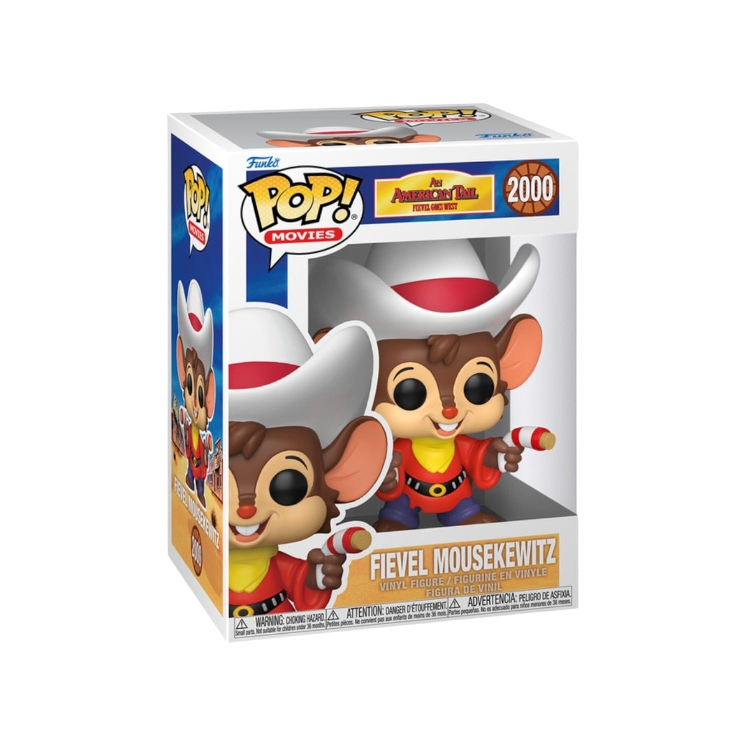Funko Pop! Fievel Mousekewitz #2000 Funko Pop! - An American Tail: Fievel Goes West