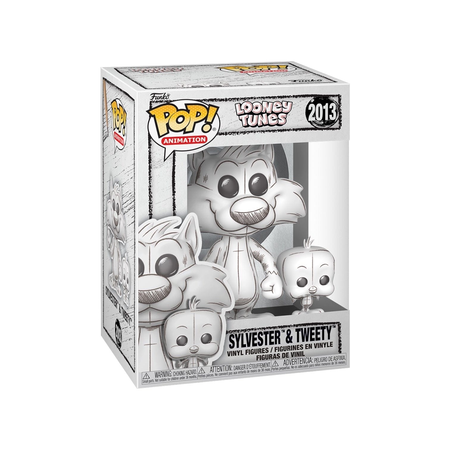 Funko Pop! Sylvester and Tweety (Sketched) #2013 Funko Pop - Looney Tunes