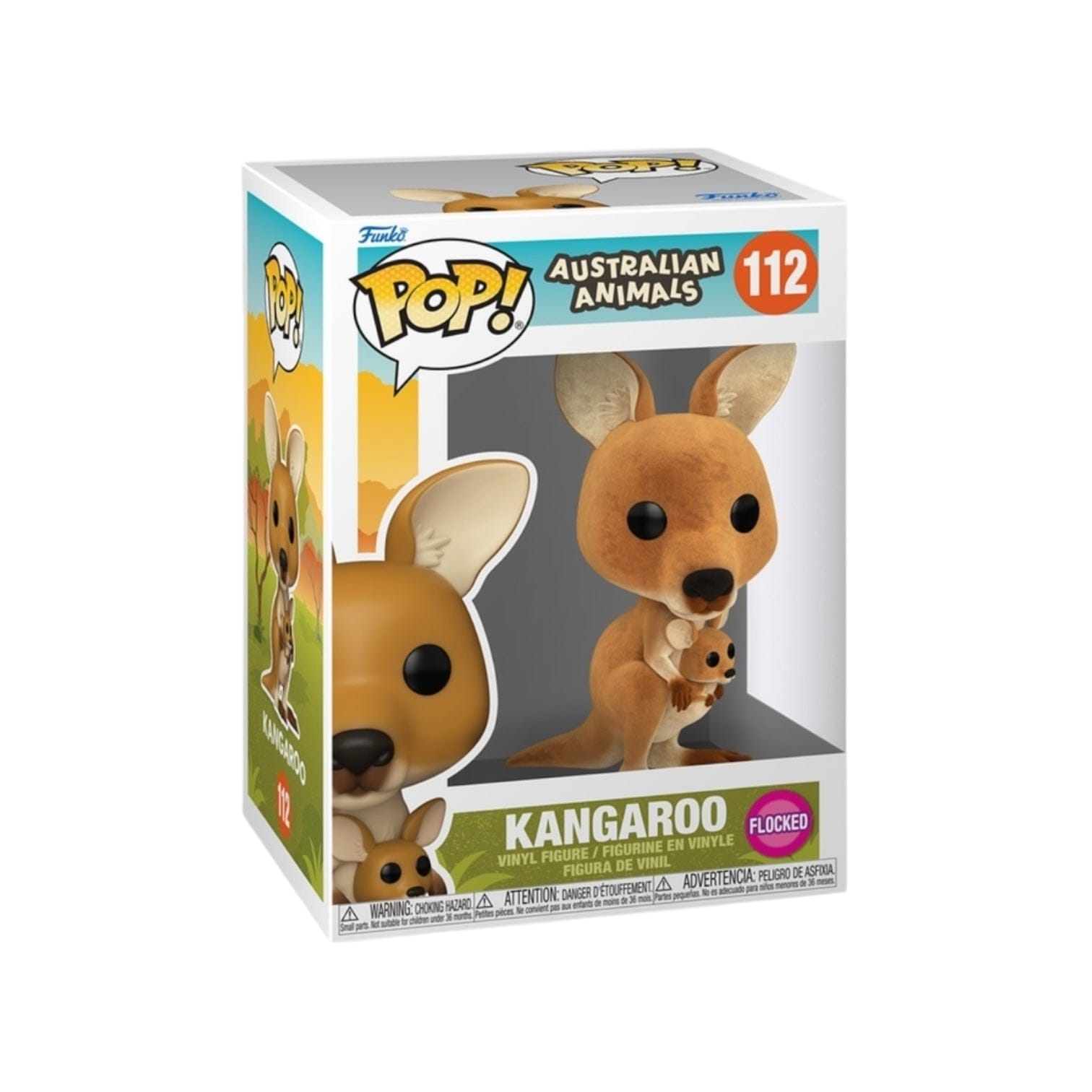 Funko Pop! Kangaroo (Flocked) #112 Funko Pop - Australian Animals