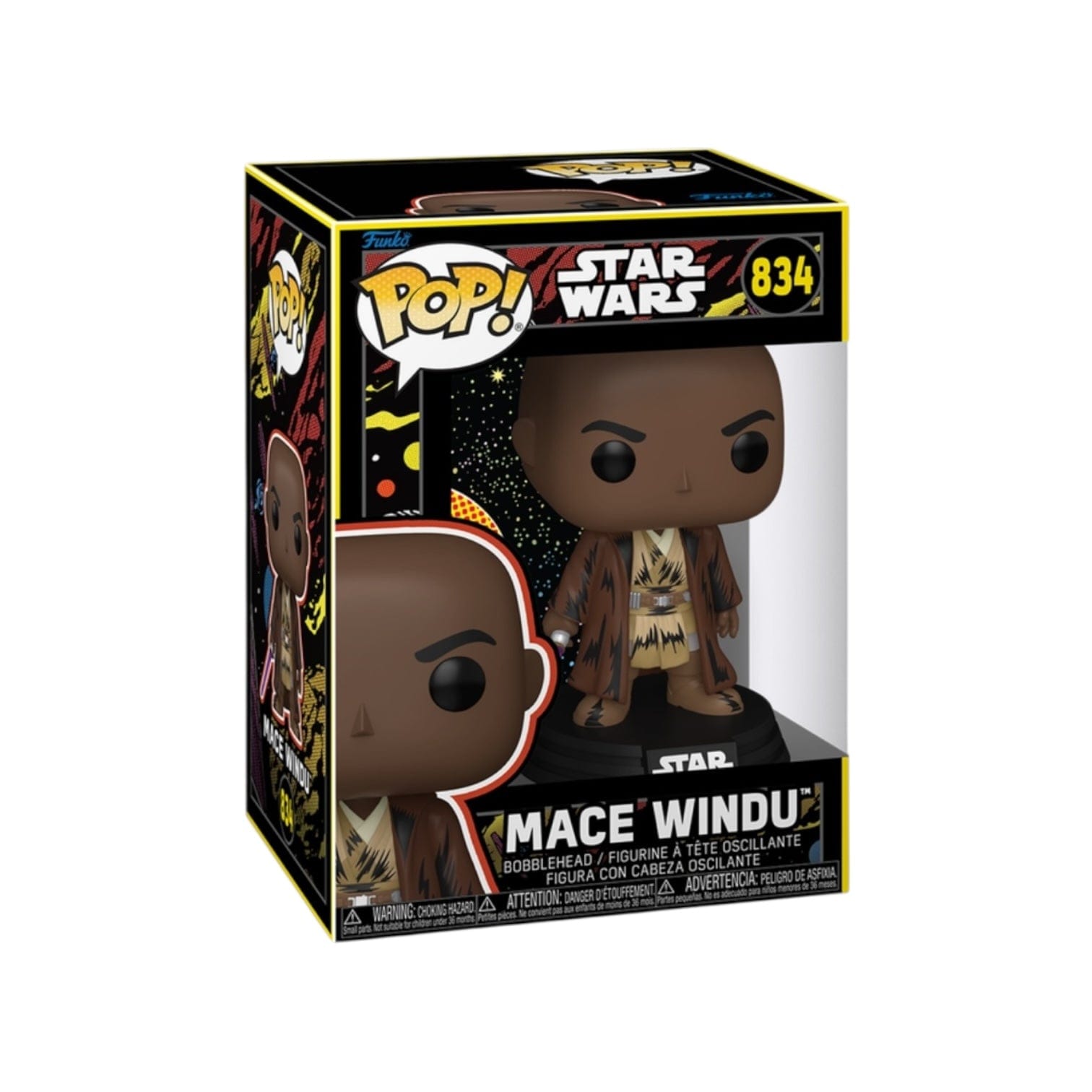 Funko Pop! Mace Windu (Retro) #834 Funko Pop - Star Wars