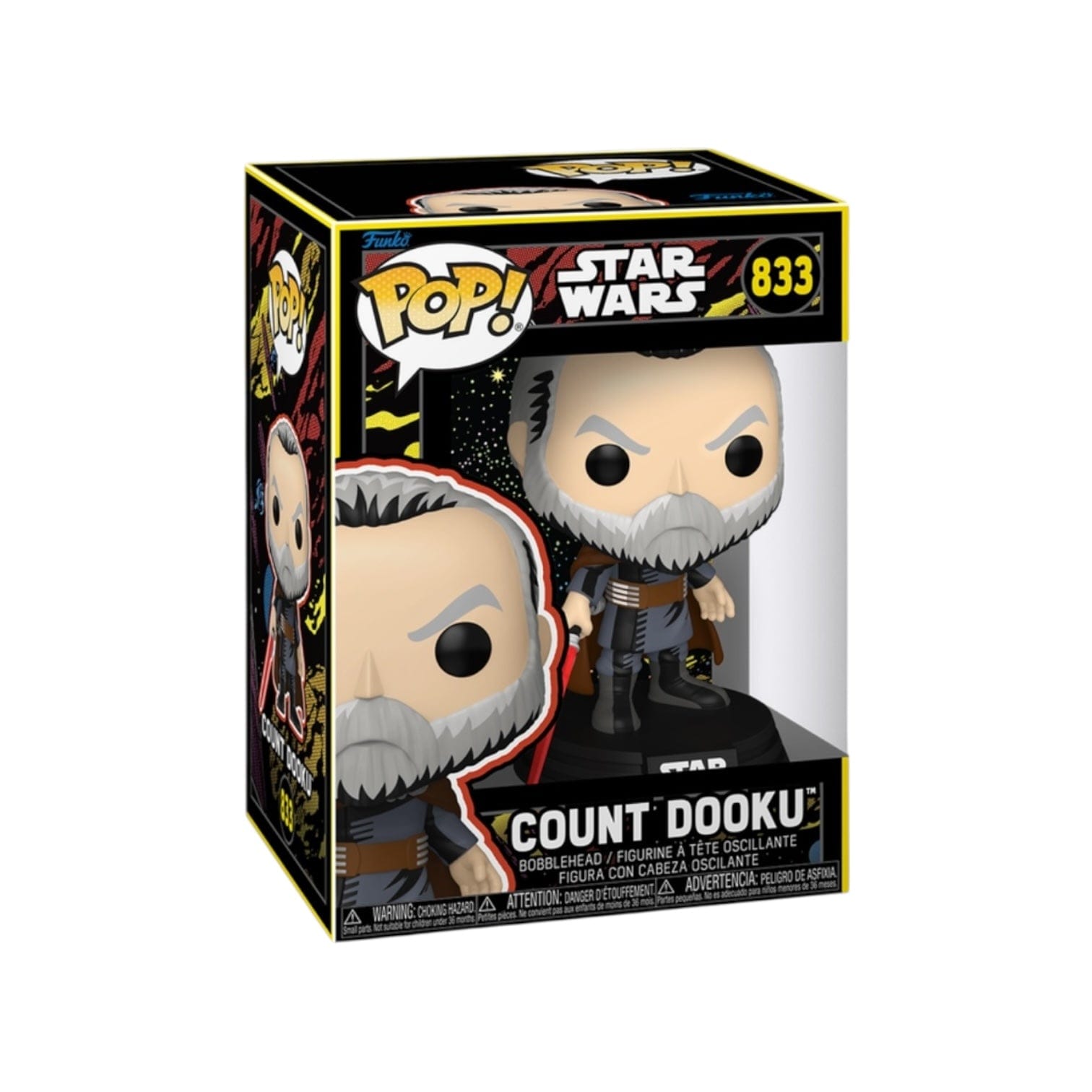 Funko Pop! Count Dooku (Retro) #833 Funko Pop - Star Wars