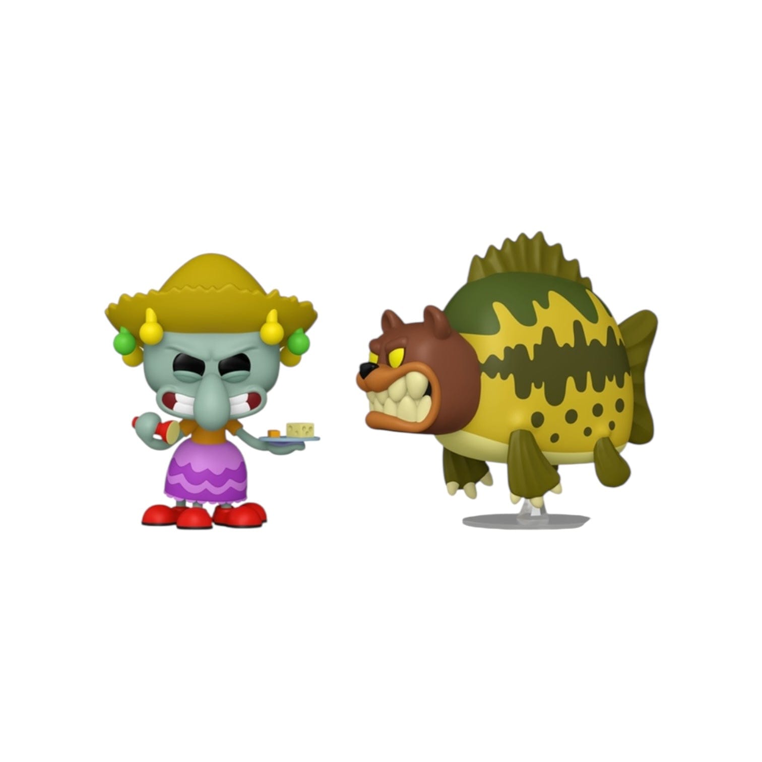 SpongeBob SquarePants Squidward & Sea Bear 2 pack Funko Pop - Spongebob Squarepants