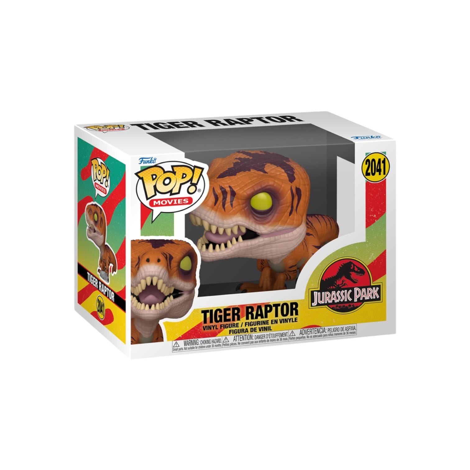 Funko Pop! Tiger Raptor #2041 Funko Pop - Jurassic Park - PREORDER