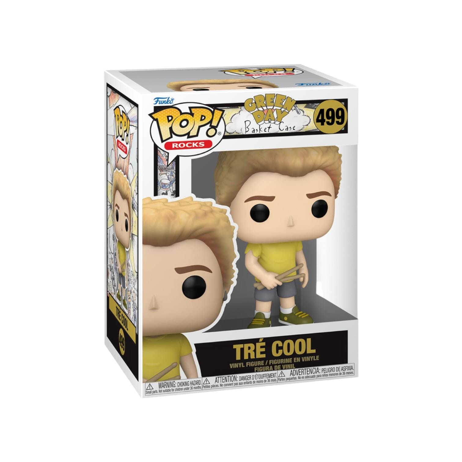 Funko Pop! Tré Cool #499 Funko Pop - Green Day: Basket Case